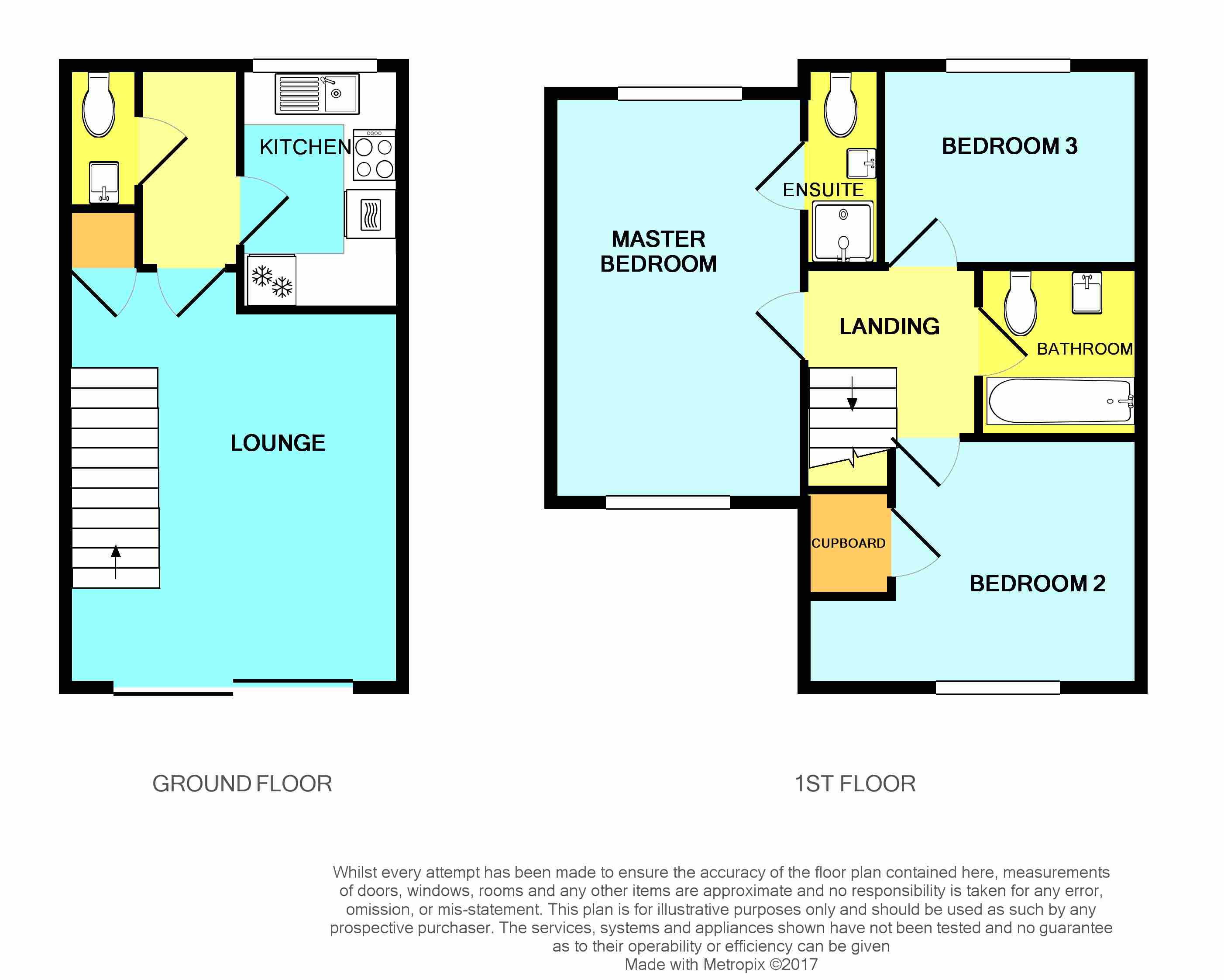 3 Bedrooms End terrace house to rent in Wadley Close, Tiptree, Colchester CO5