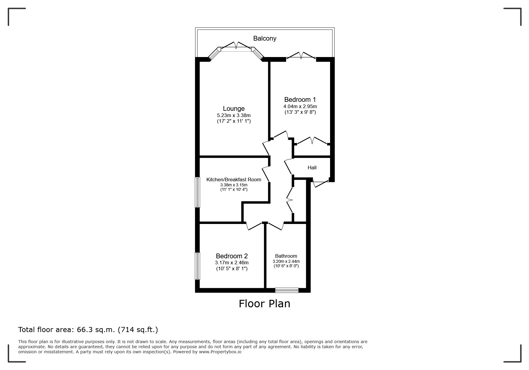Flat 2, Belgrave View, 24, Zig Zag Road, Isle of Wight floorplan
