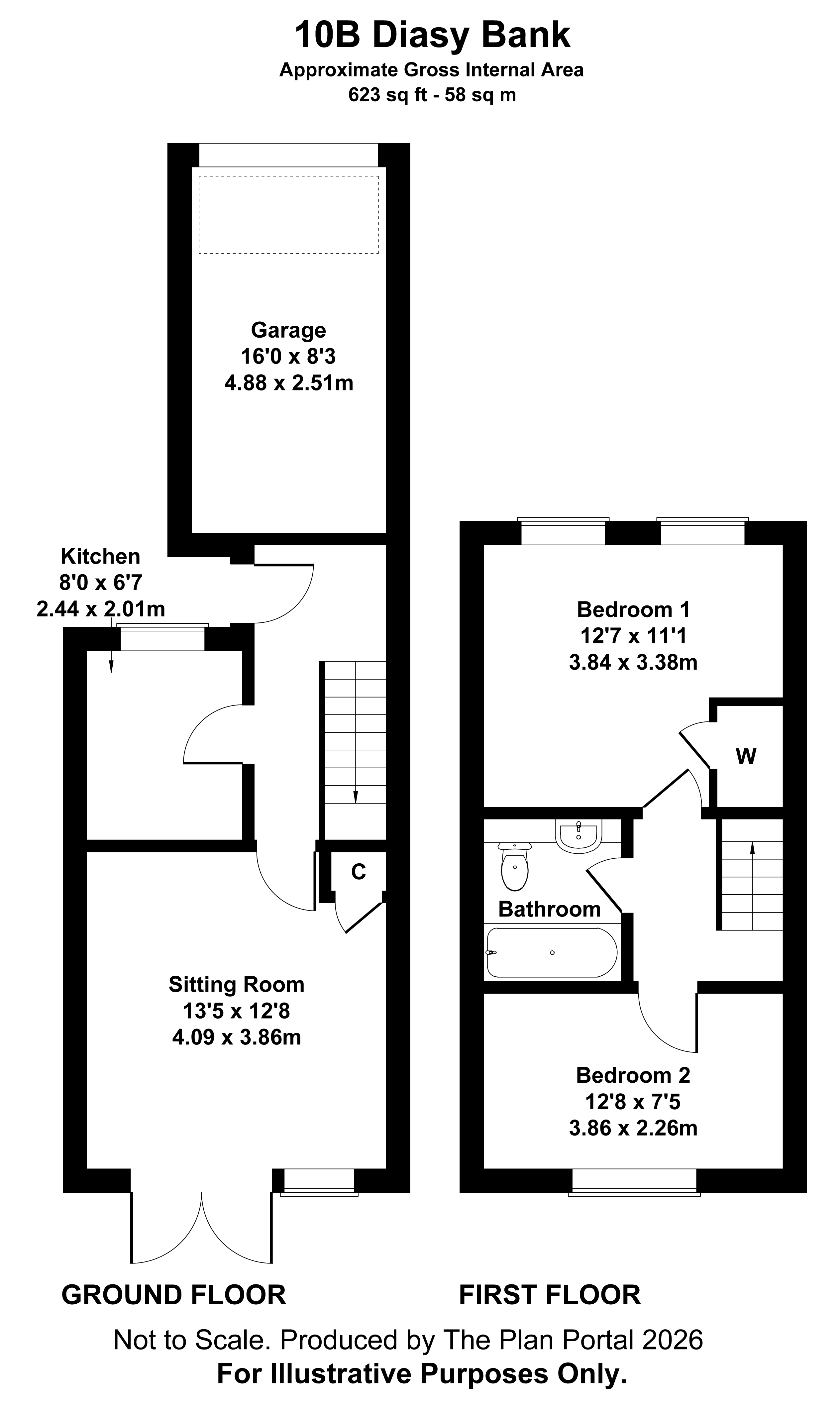 10b, Daisy Bank, Abingdon floorplan