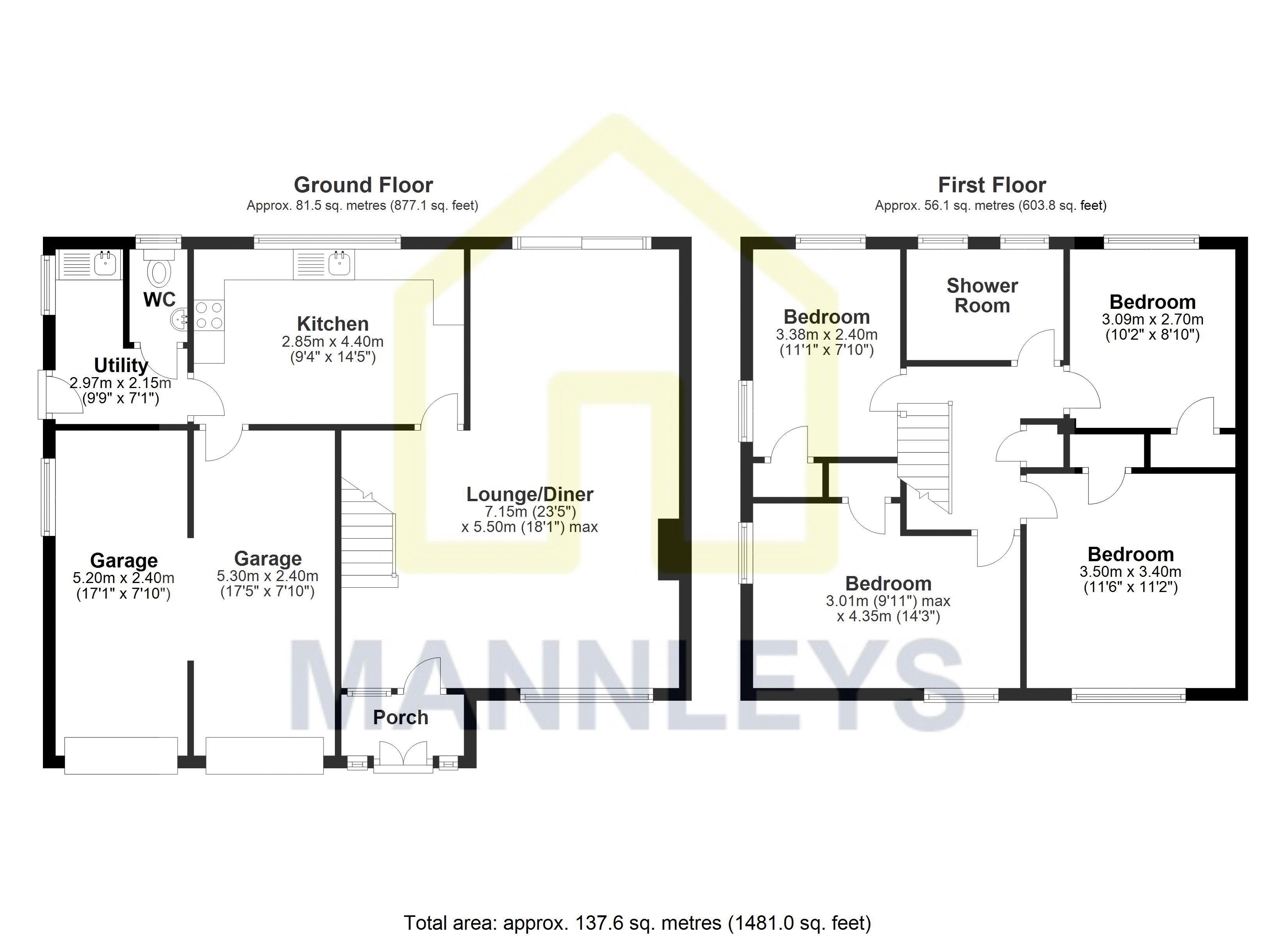 4 Bedrooms Semi-detached house for sale in Pemberton Road, Admaston, Telford TF5
