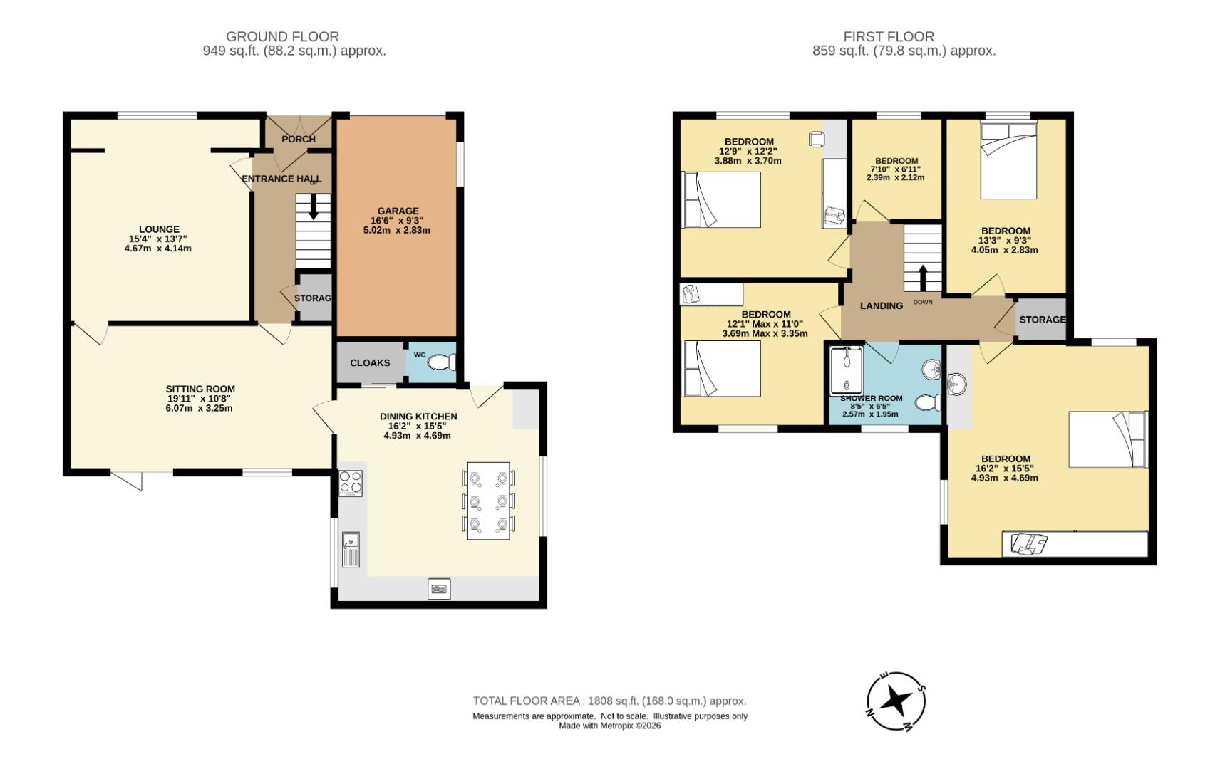 11, Laurel Way, Bramhall floorplan