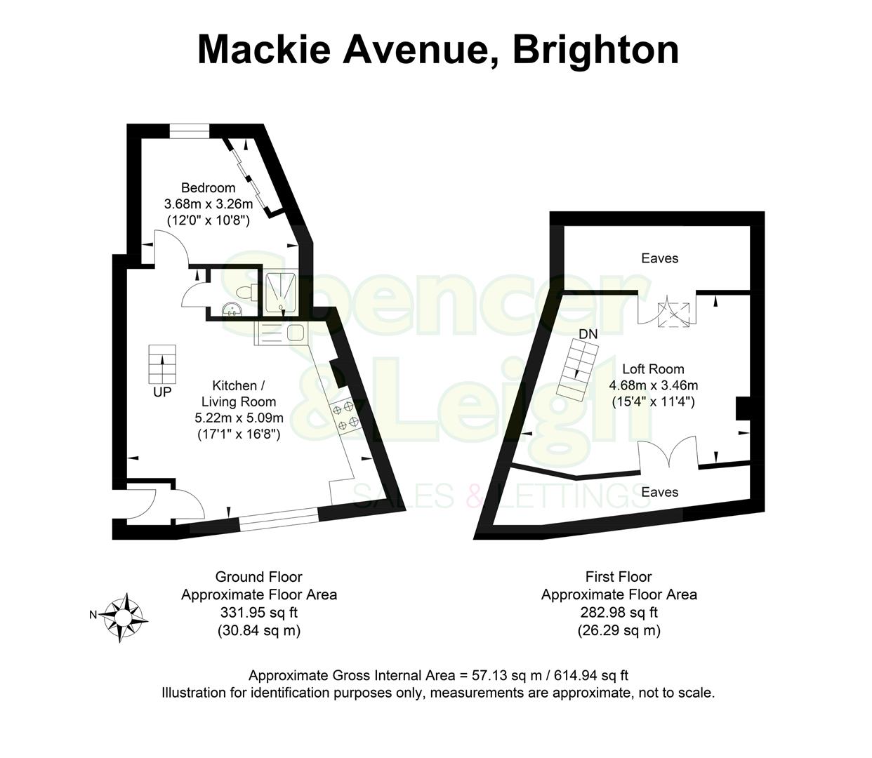 Mackie Avenue, Brighton BN1, 1 bedroom flat for sale 62373458