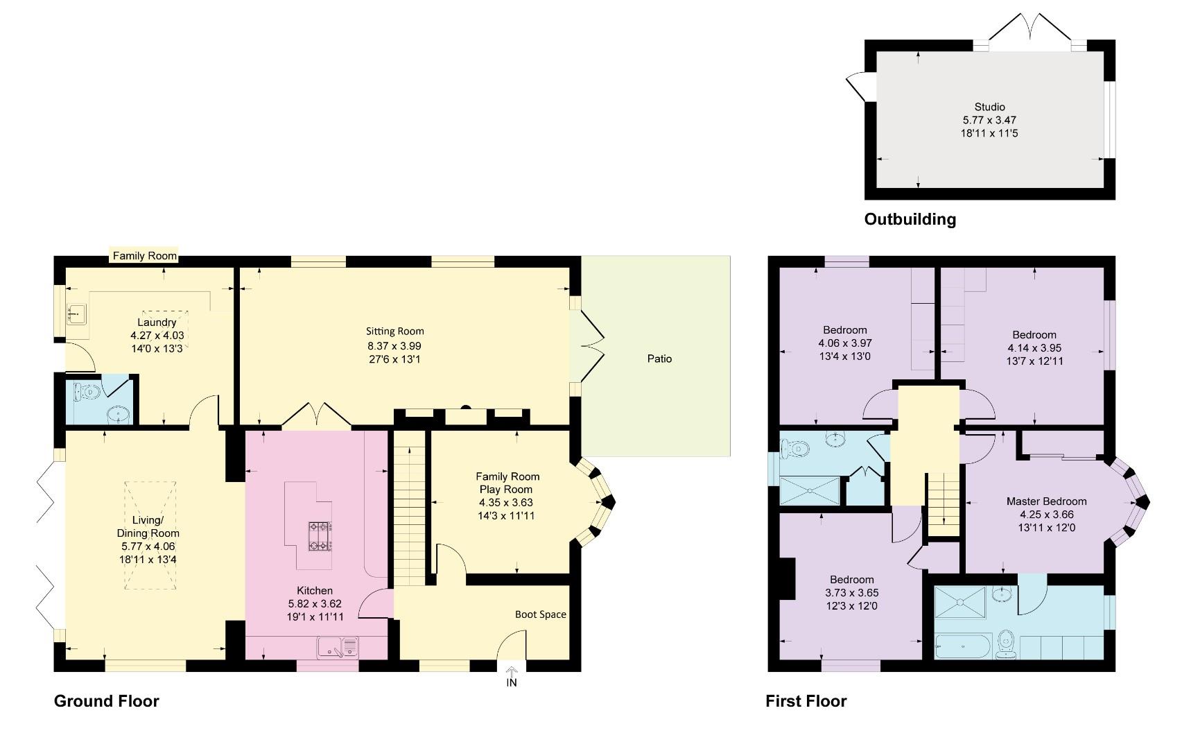 Newlands, 9, The Green, Skipton floorplan