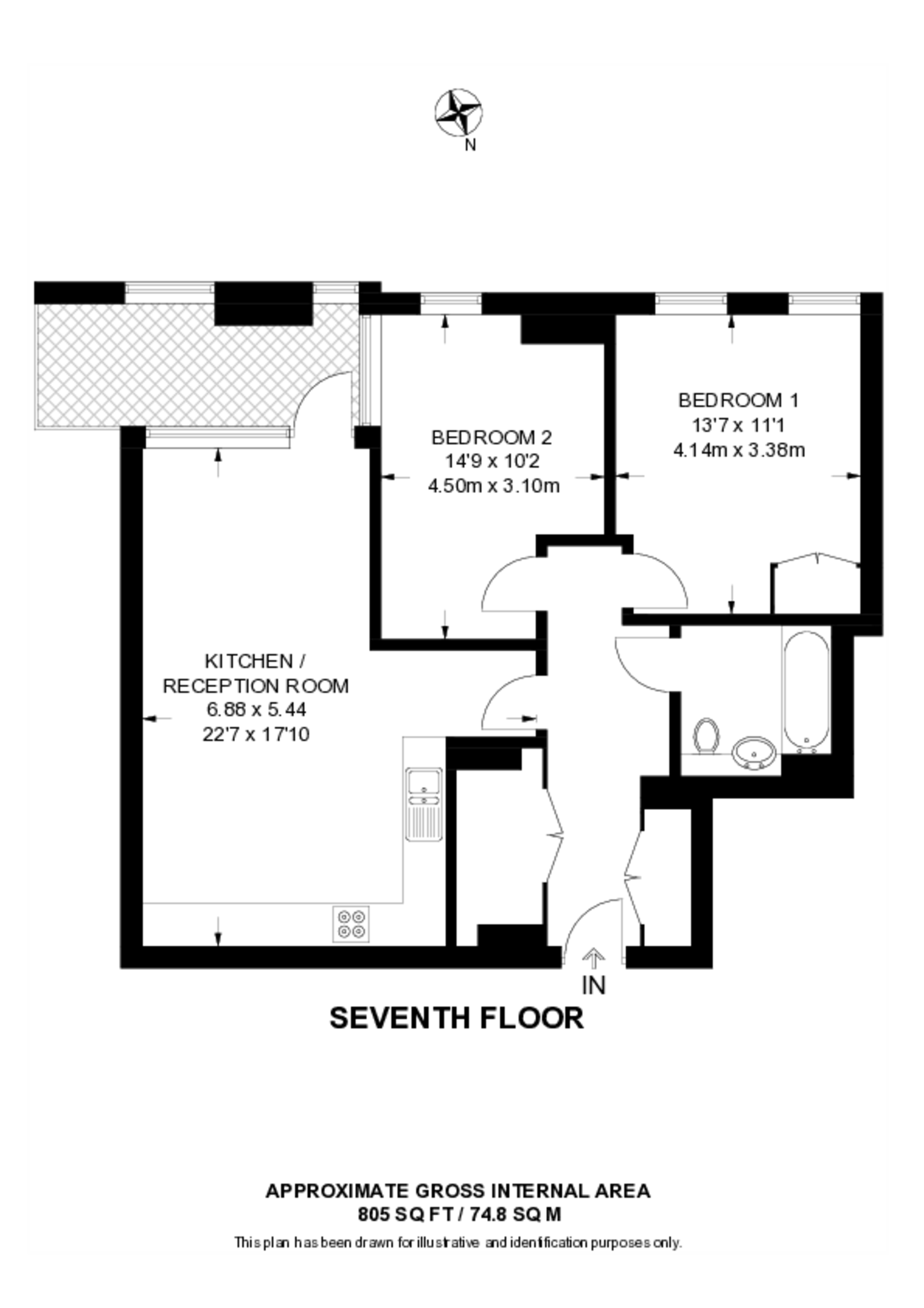 Barge Walk, Greenwich floorplan