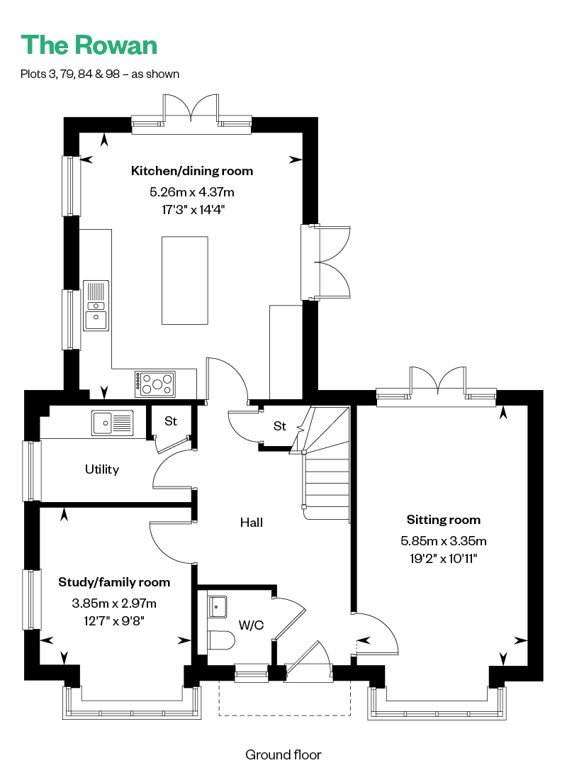 98, Lower Haysden Lane, Tonbridge, Tn9 2Qf floorplan