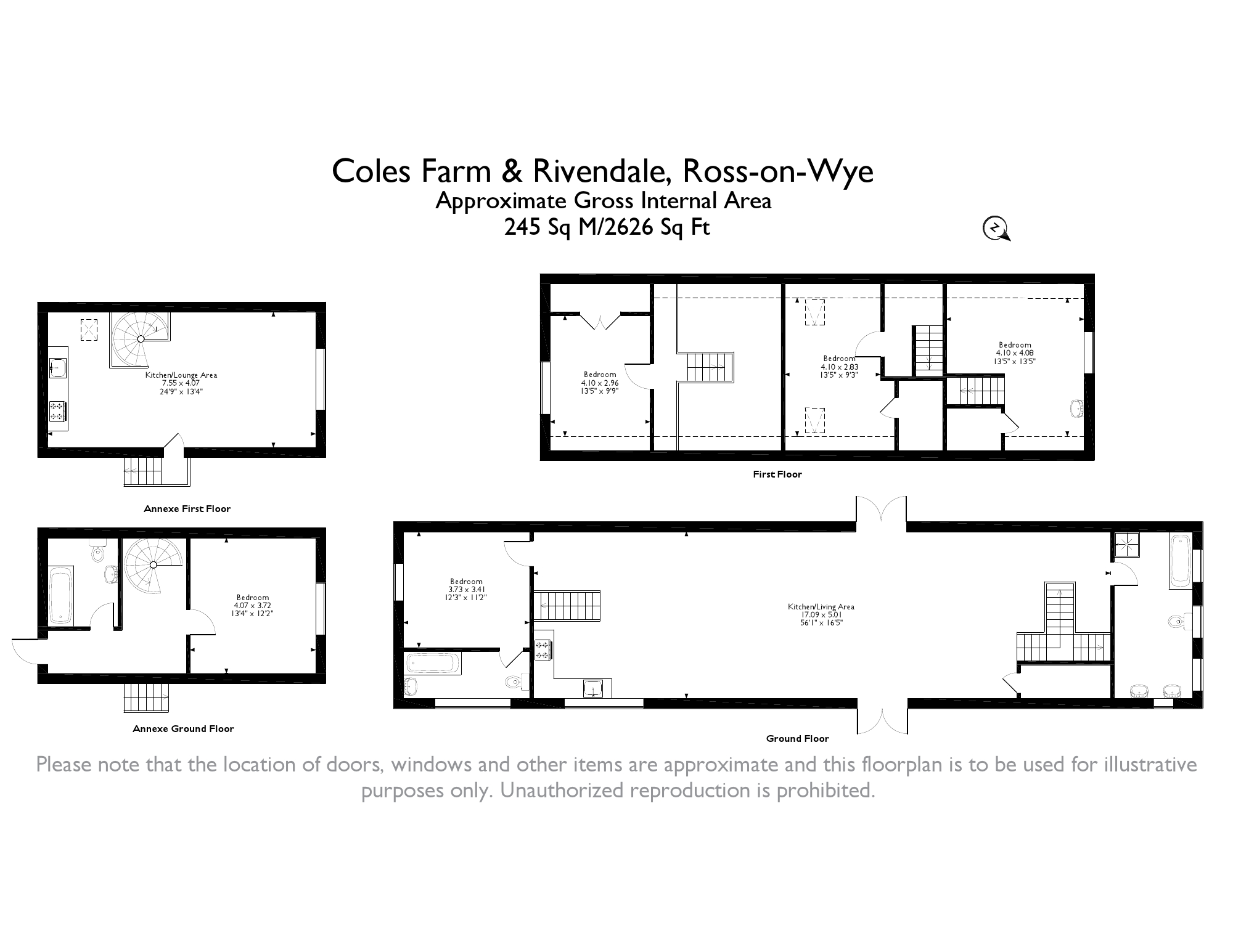 4 Bedrooms Barn conversion for sale in Foy, Ross-On-Wye HR9