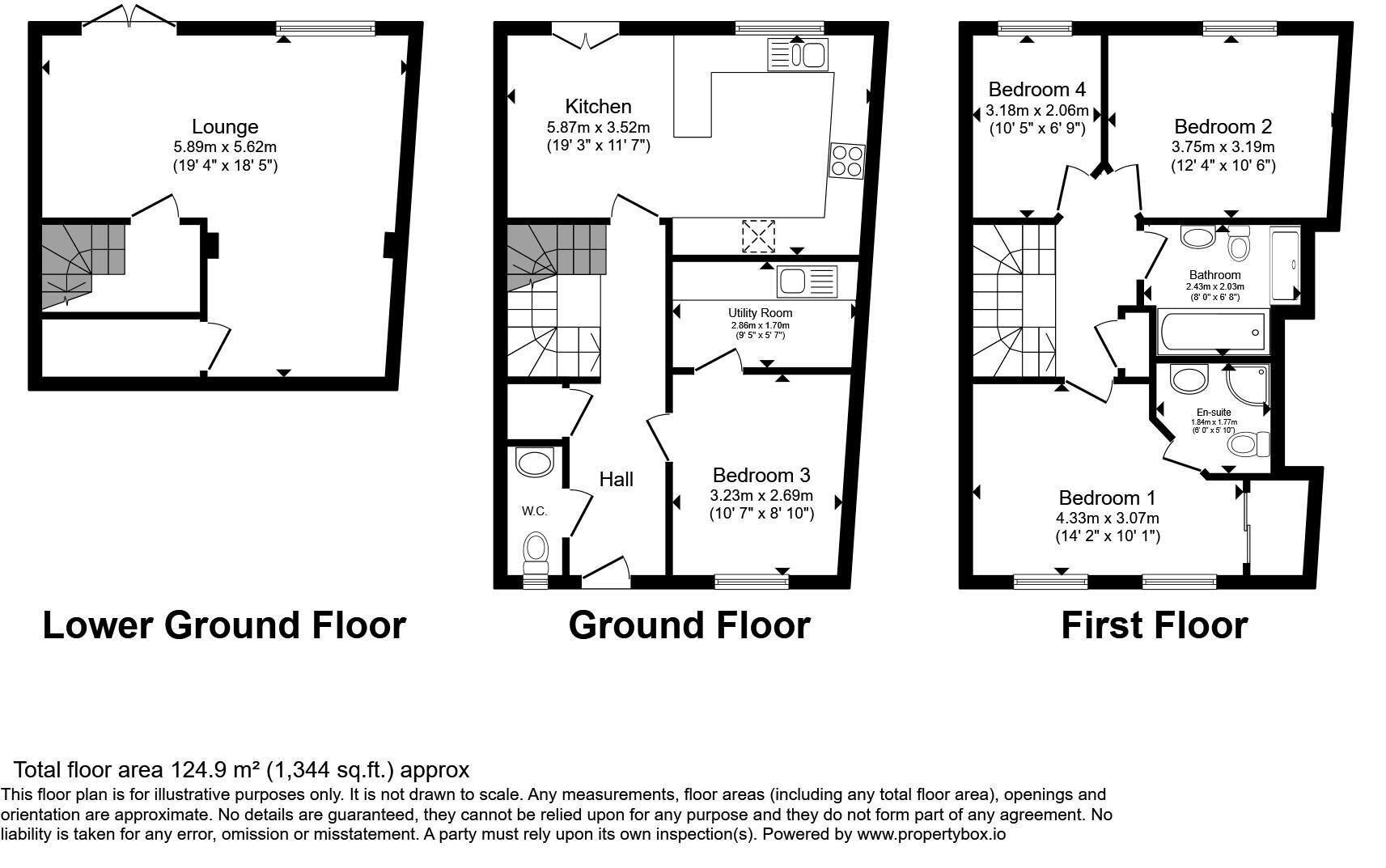 3, Park Tolvean, Redruth floorplan