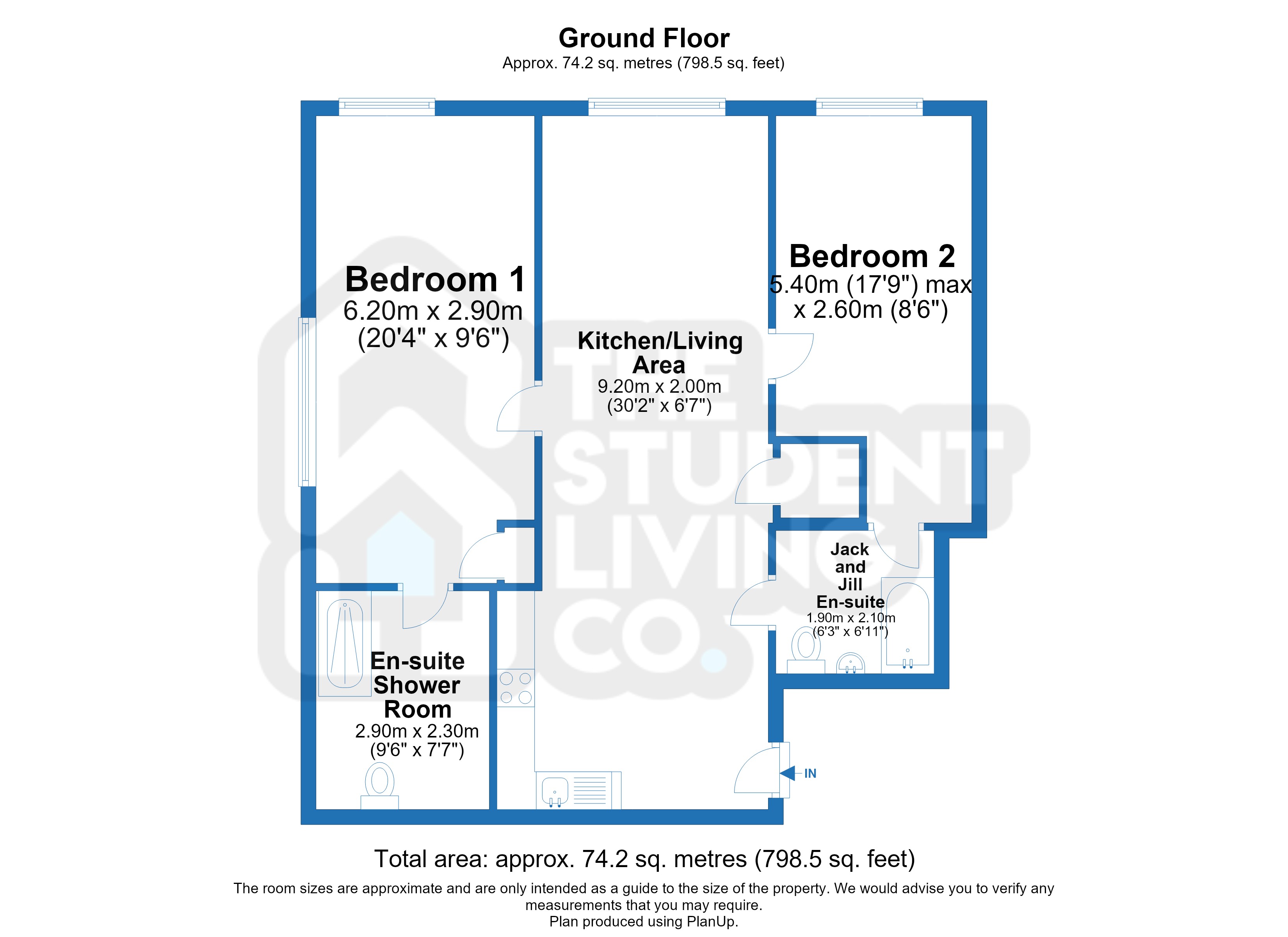 Traffic Street, Nottingham floorplan