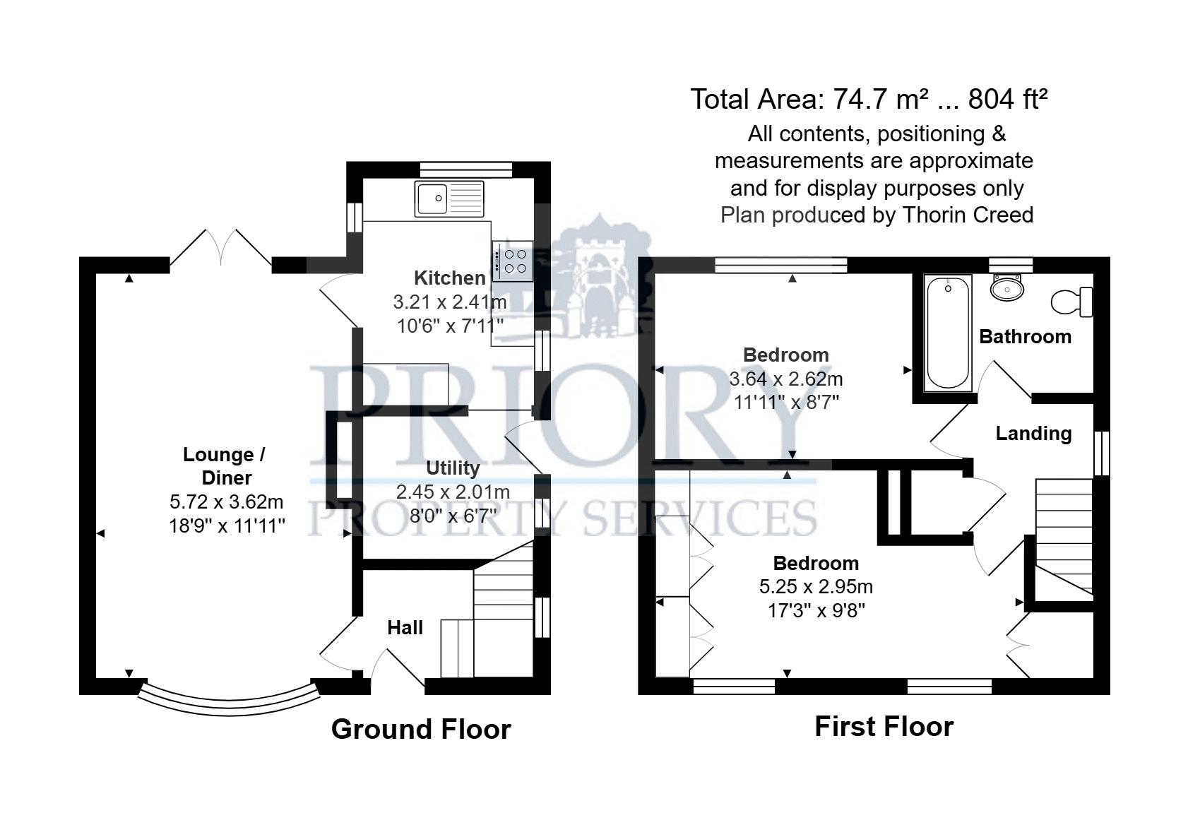 21, St Johns Road, Biddulph floorplan