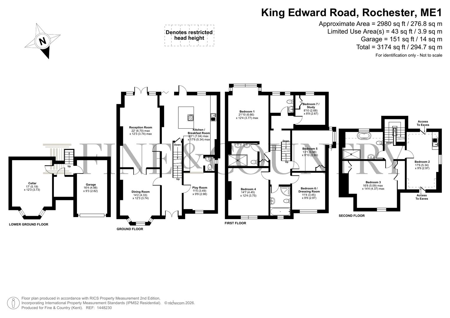 13, King Edward Road, Rochester floorplan