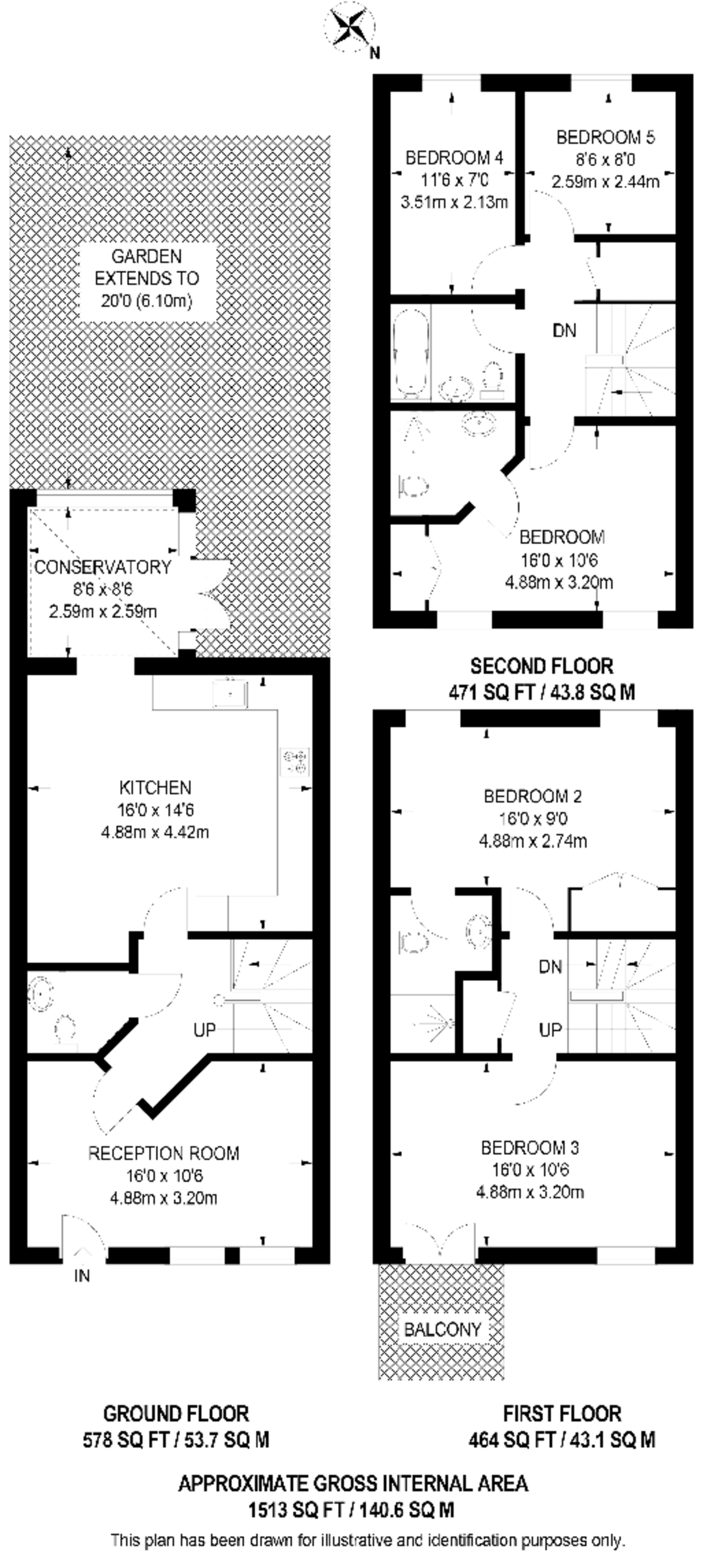 Brockwell Park Row, Brockwell Park floorplan