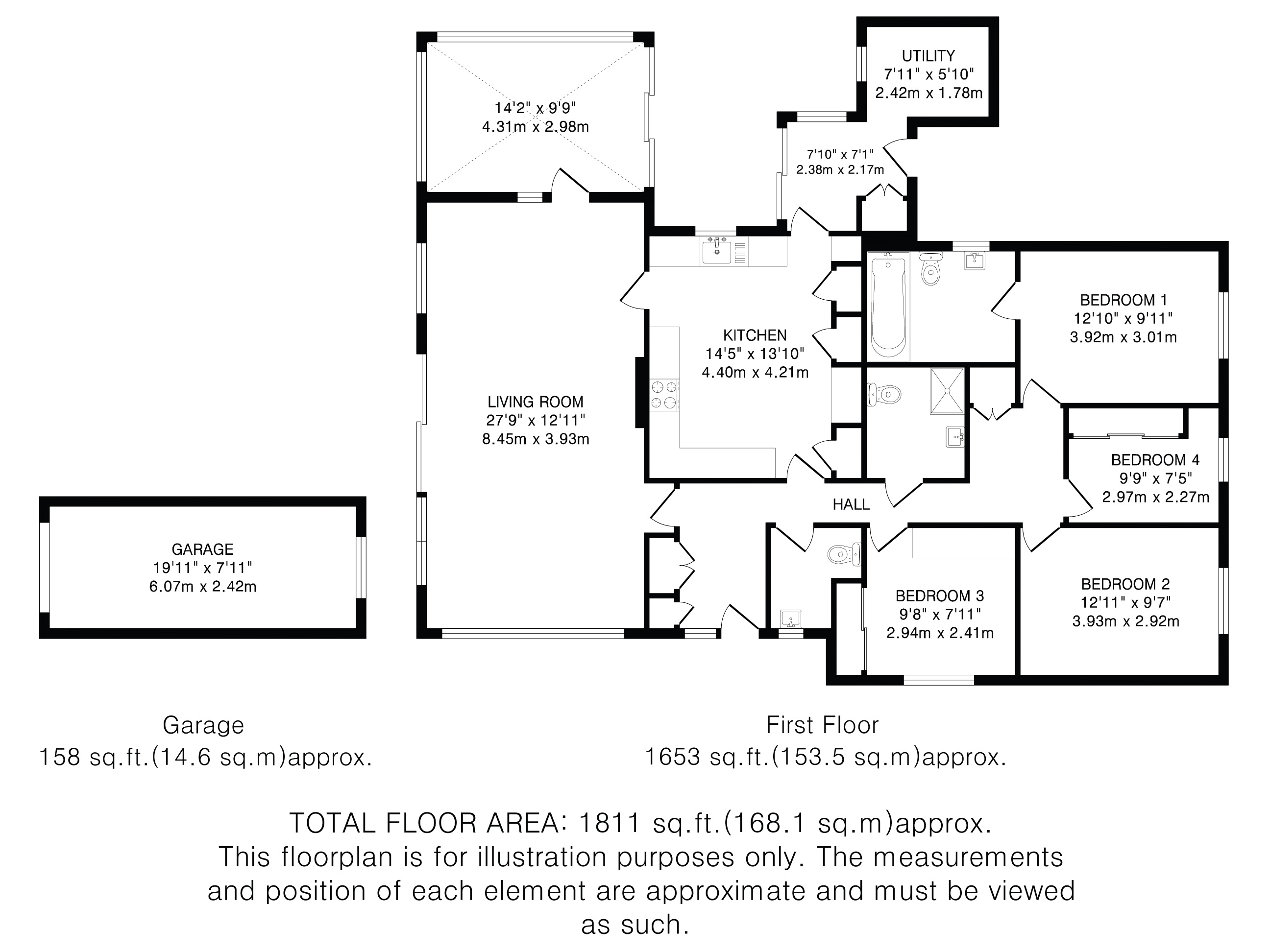 5, Aldock, Hertfordshire floorplan