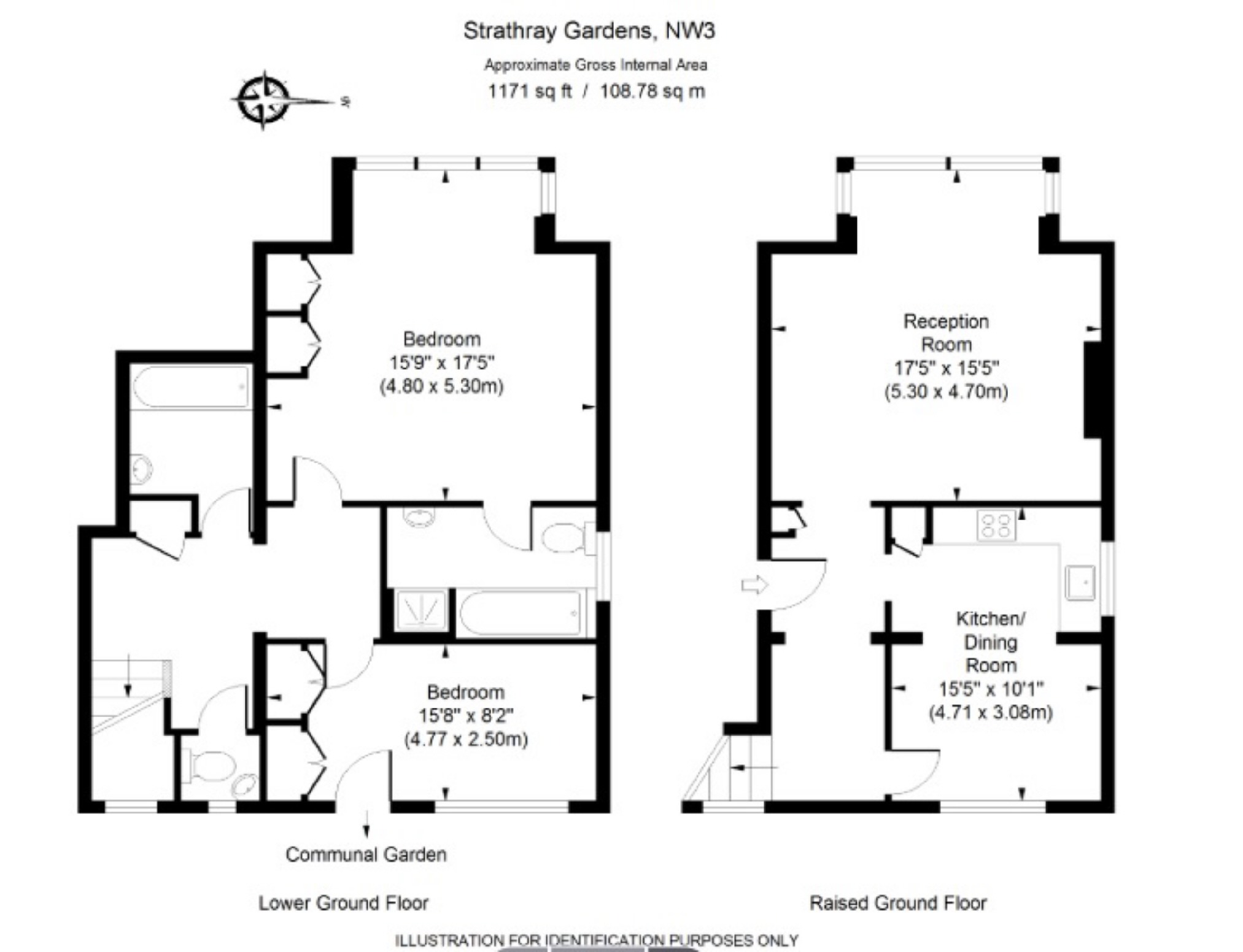 2 Bedrooms Flat to rent in Strathray Gardens, Belsize Park, London NW3