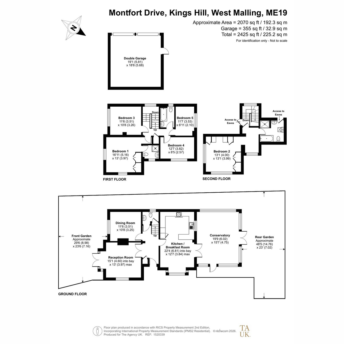 7, Montfort Drive, West Malling floorplan
