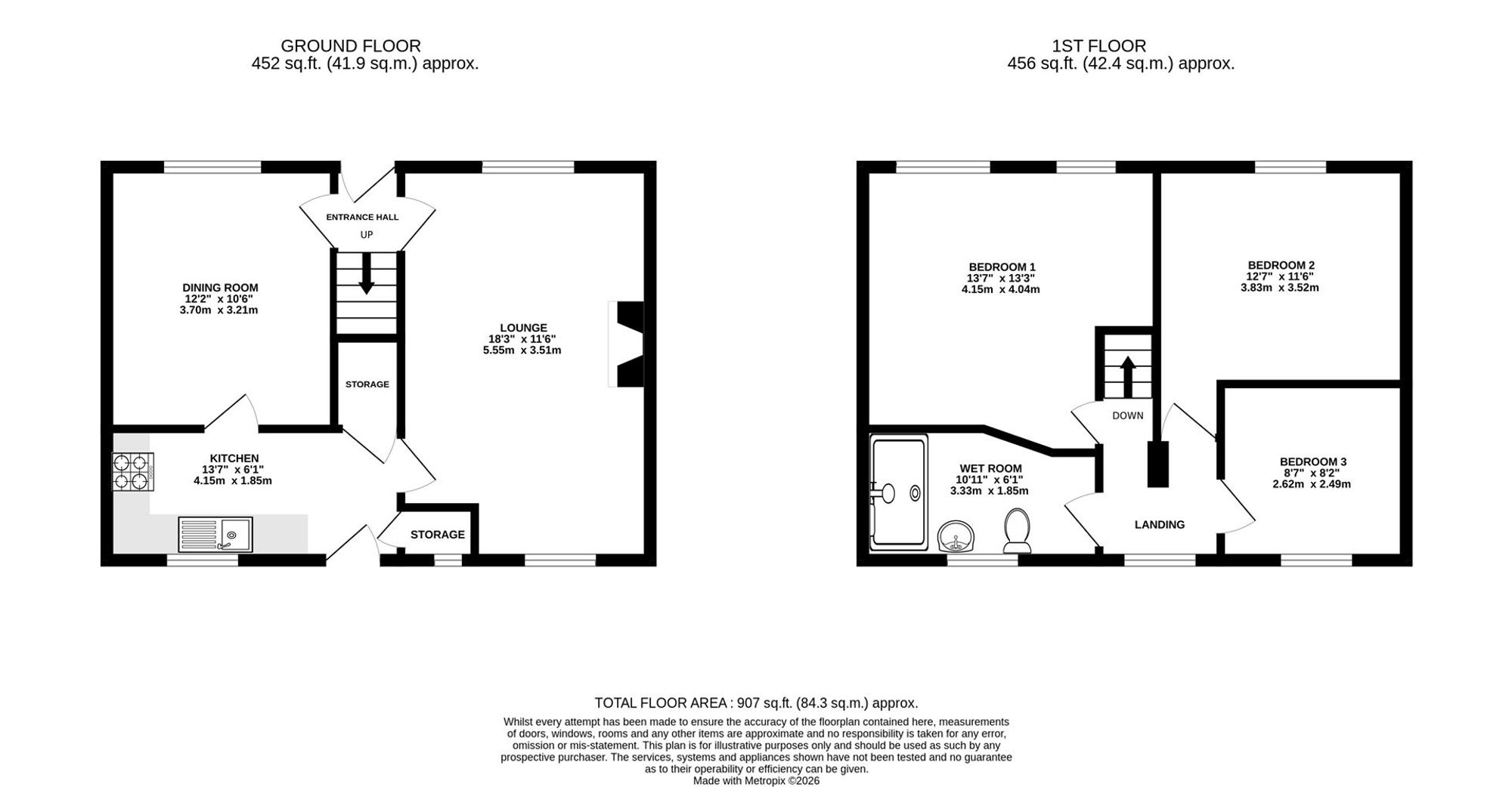 25 John Street, Chesterfield floorplan