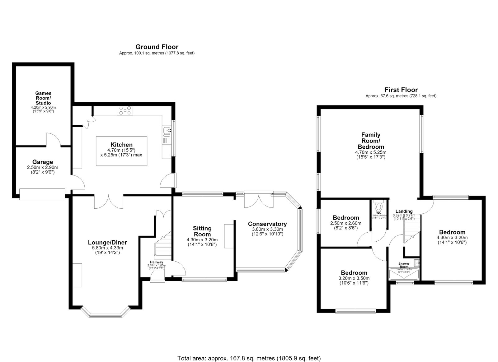 2, Princess Avenue, Clitheroe floorplan