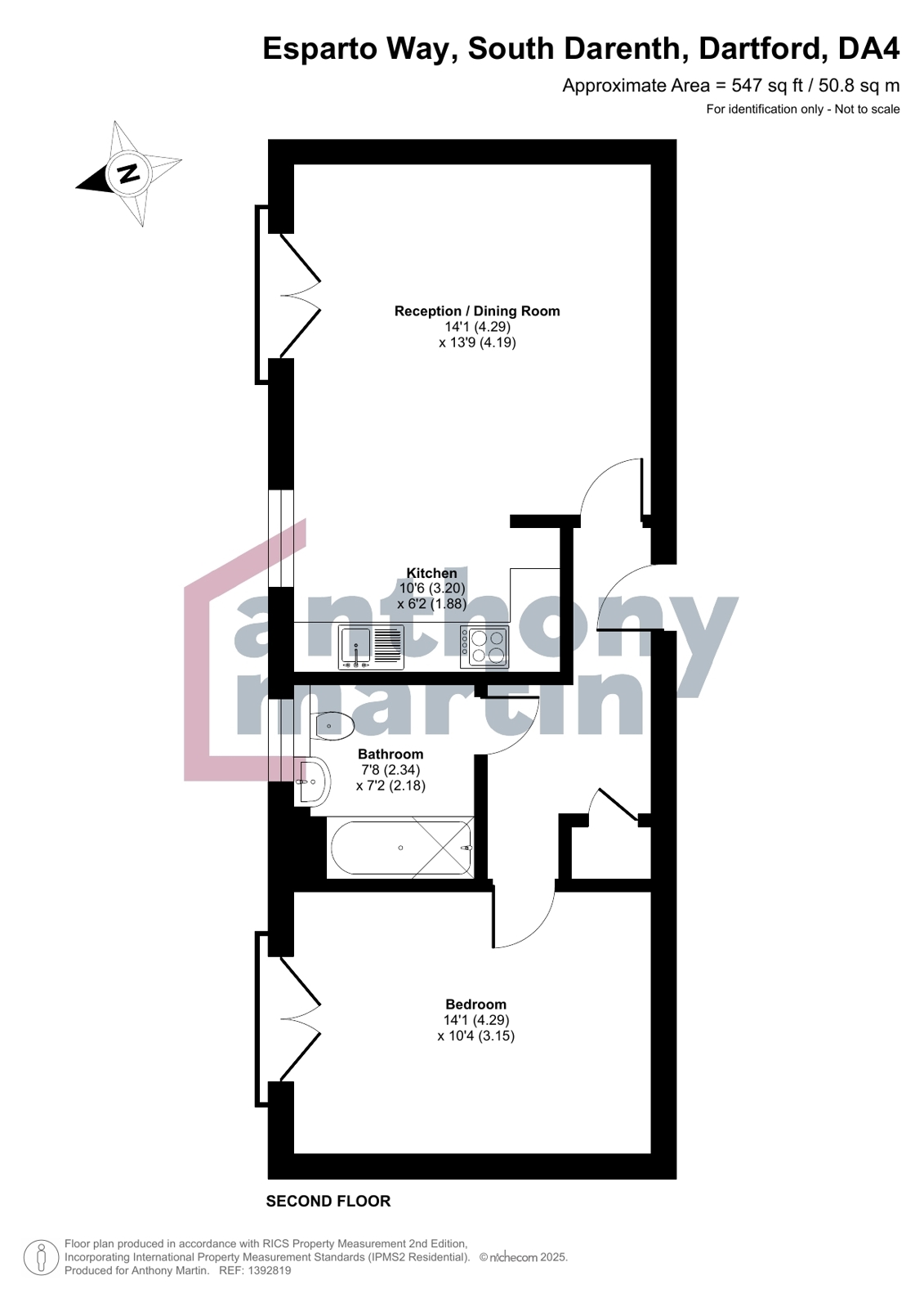 52, Esparto Way, Dartford floorplan