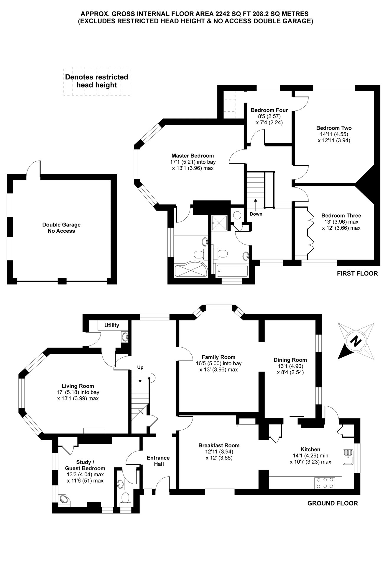 5 Bedrooms Detached house to rent in Grange Road, Camberley, Surrey GU15