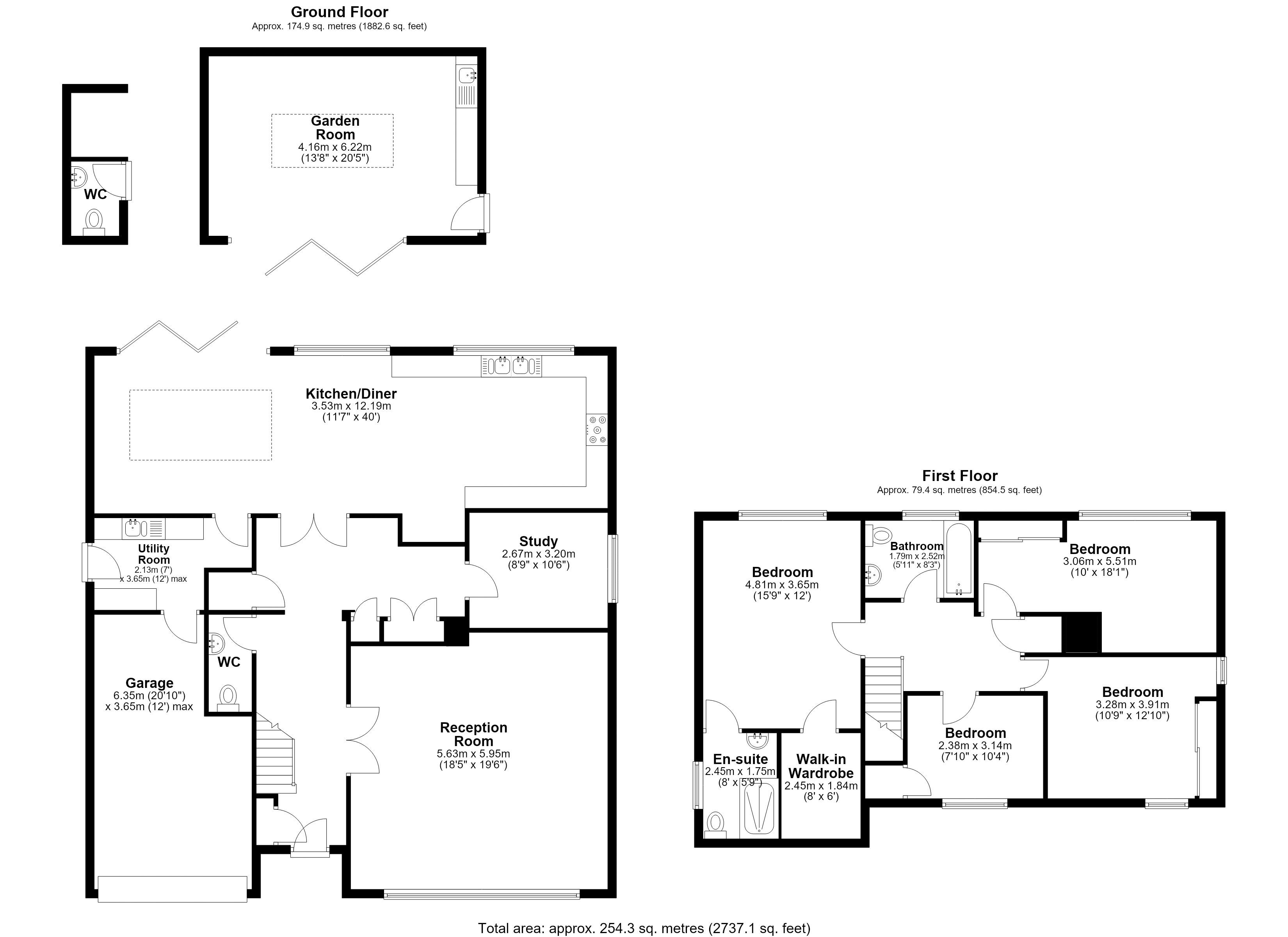 14, Stag Green Avenue, Hatfield floorplan