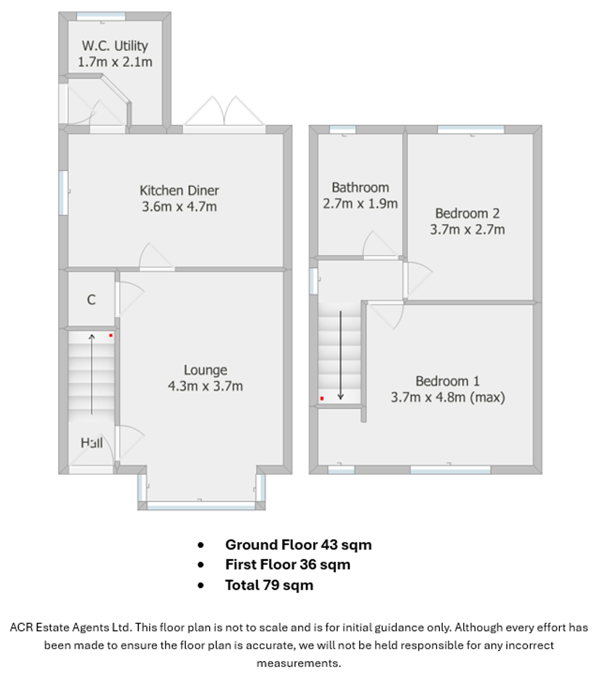 83 Cecil Avenue, Doncaster floorplan
