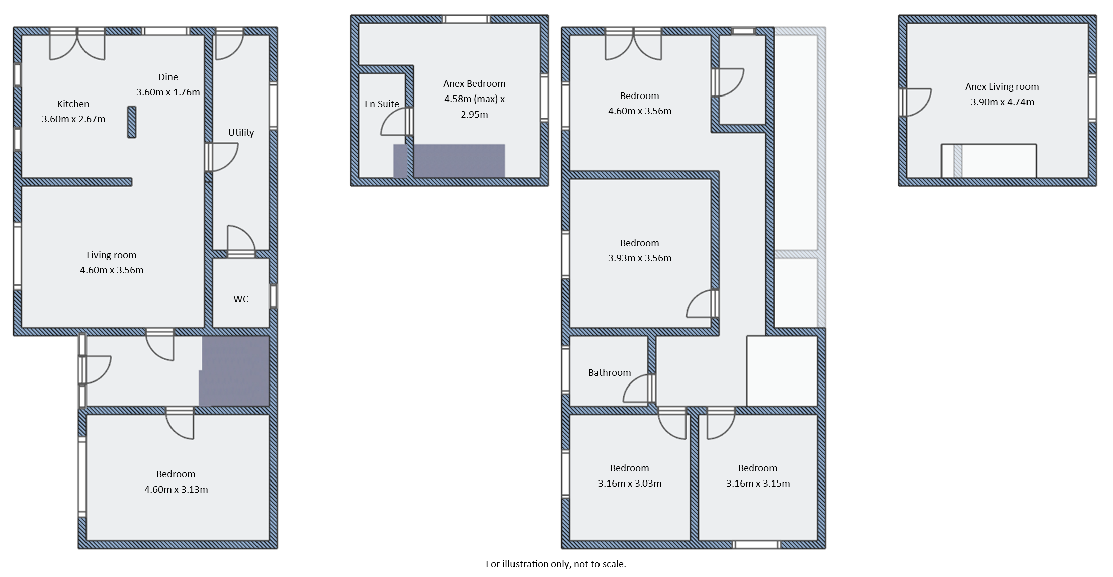 Tregorrick Vean, St. Austell floorplan