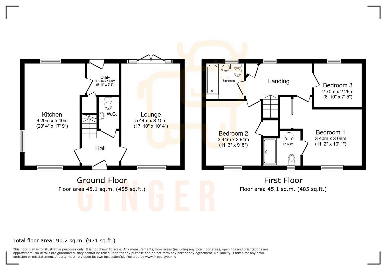 34, Crane Lane, Wixams floorplan
