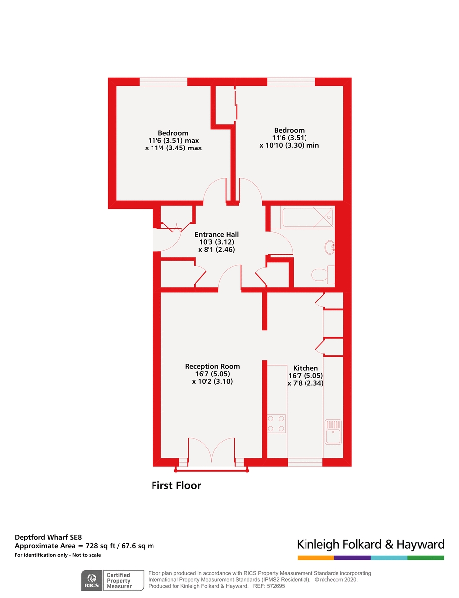2 Deptford Wharf, London floorplan