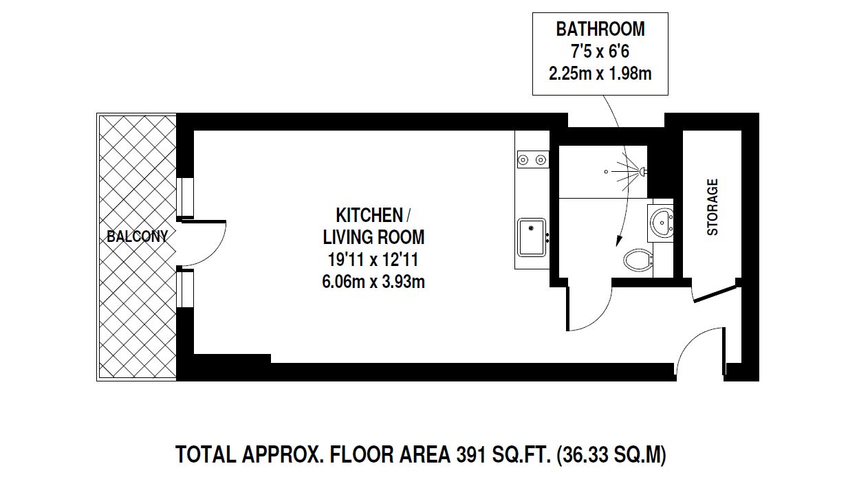 Beaufort Square, London floorplan