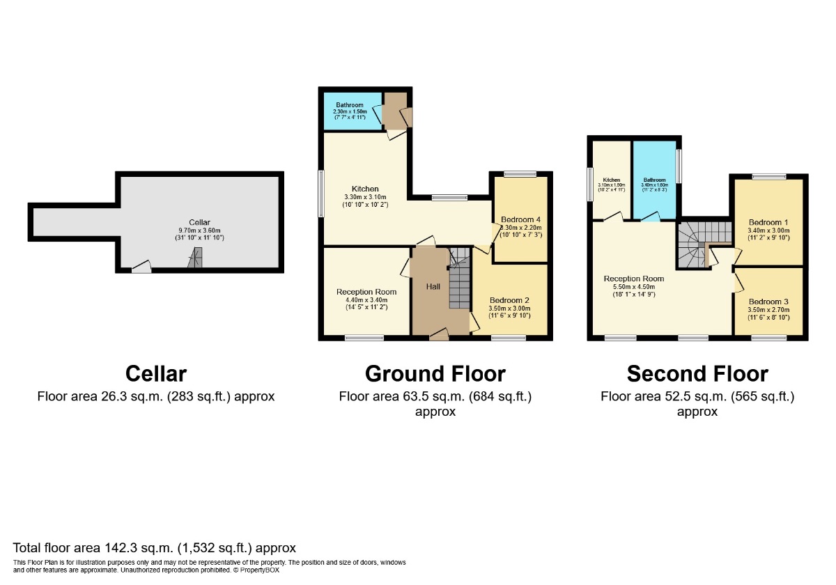 High Street, Wordsley, Stourbridge DY8, 4 bedroom flat for sale