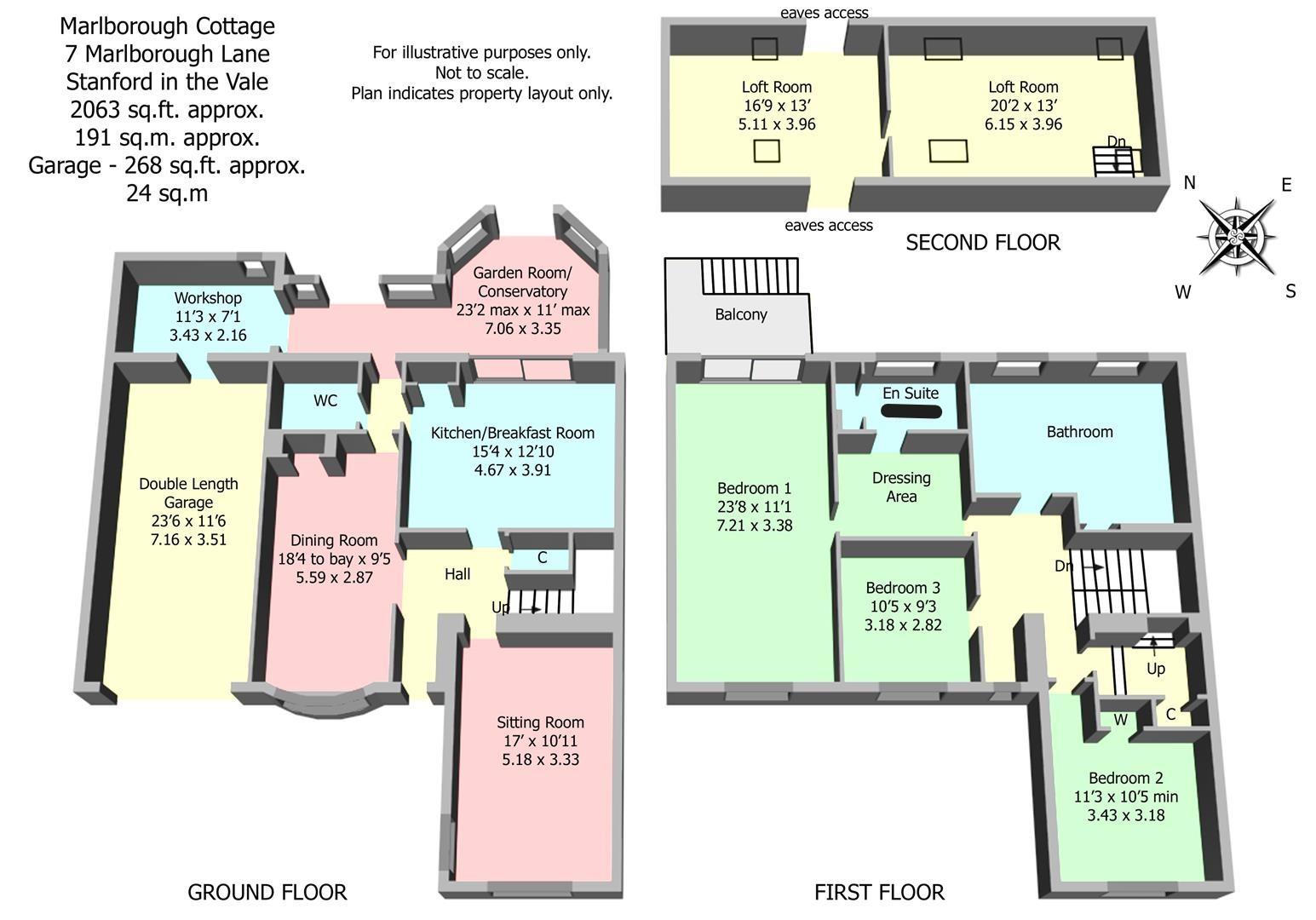7, Marlborough Lane, Faringdon floorplan