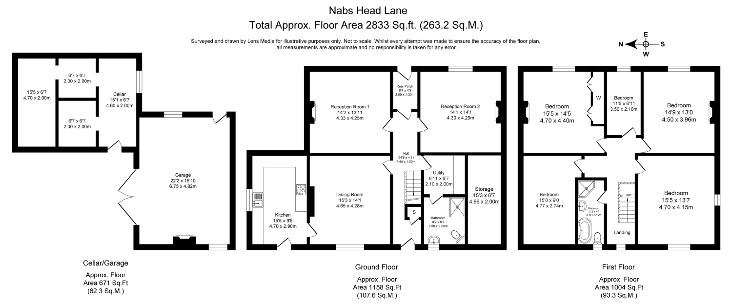 1 Higher Nabs Head Farm Nabs Head Lane, Samlesbury, Preston floorplan