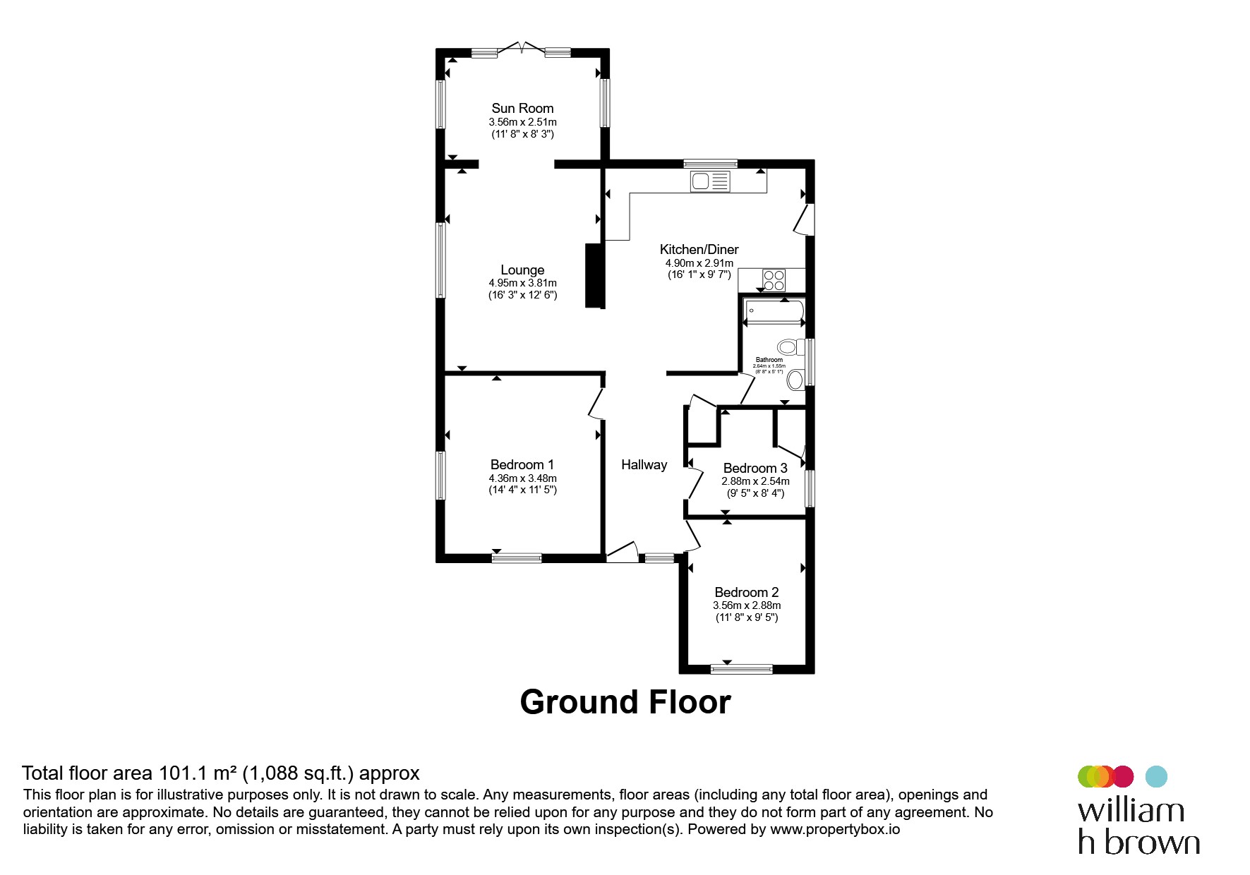 34A, Hawthorne Avenue, Hull floorplan