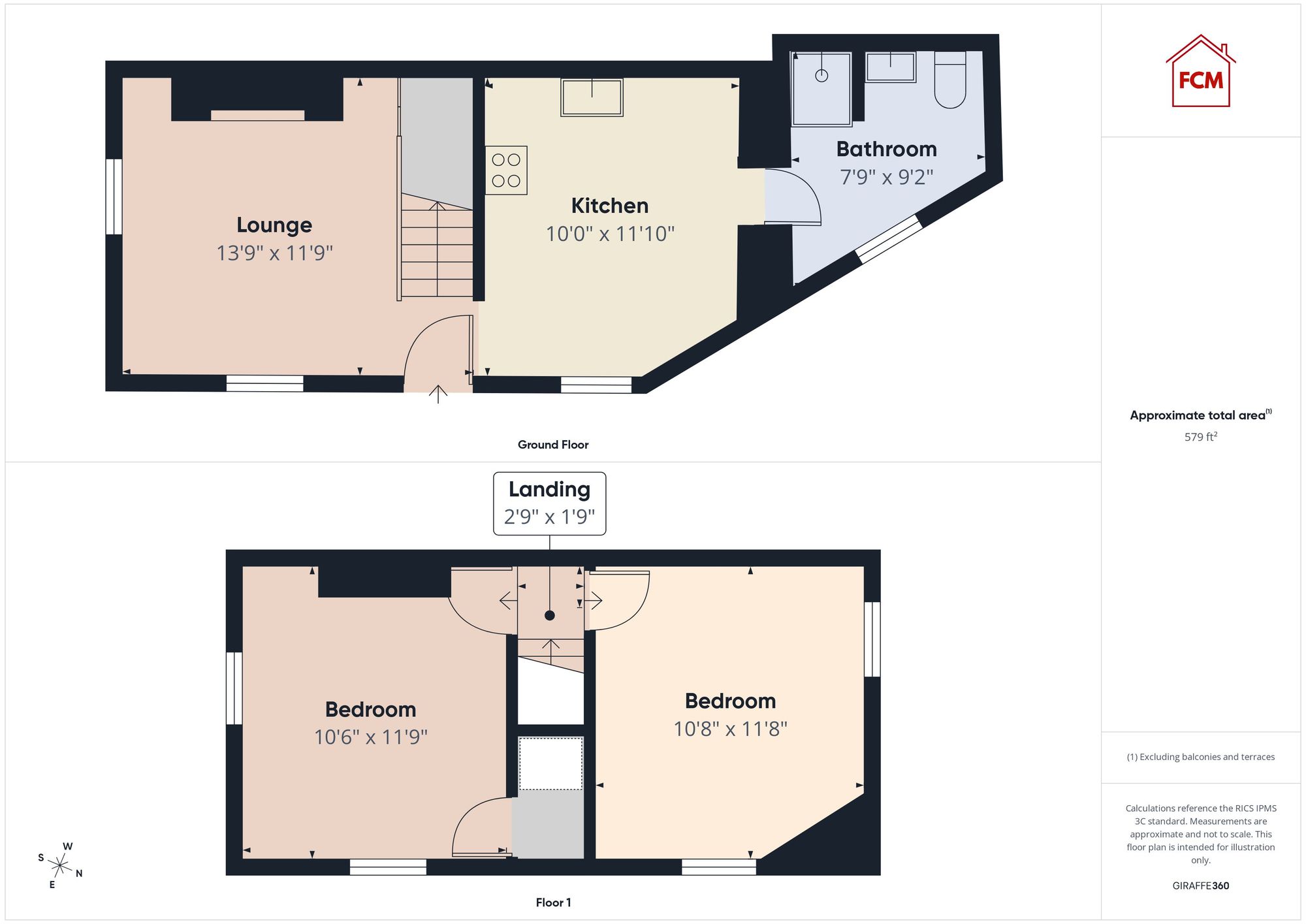 79 Birks Road, Cleator Moor floorplan