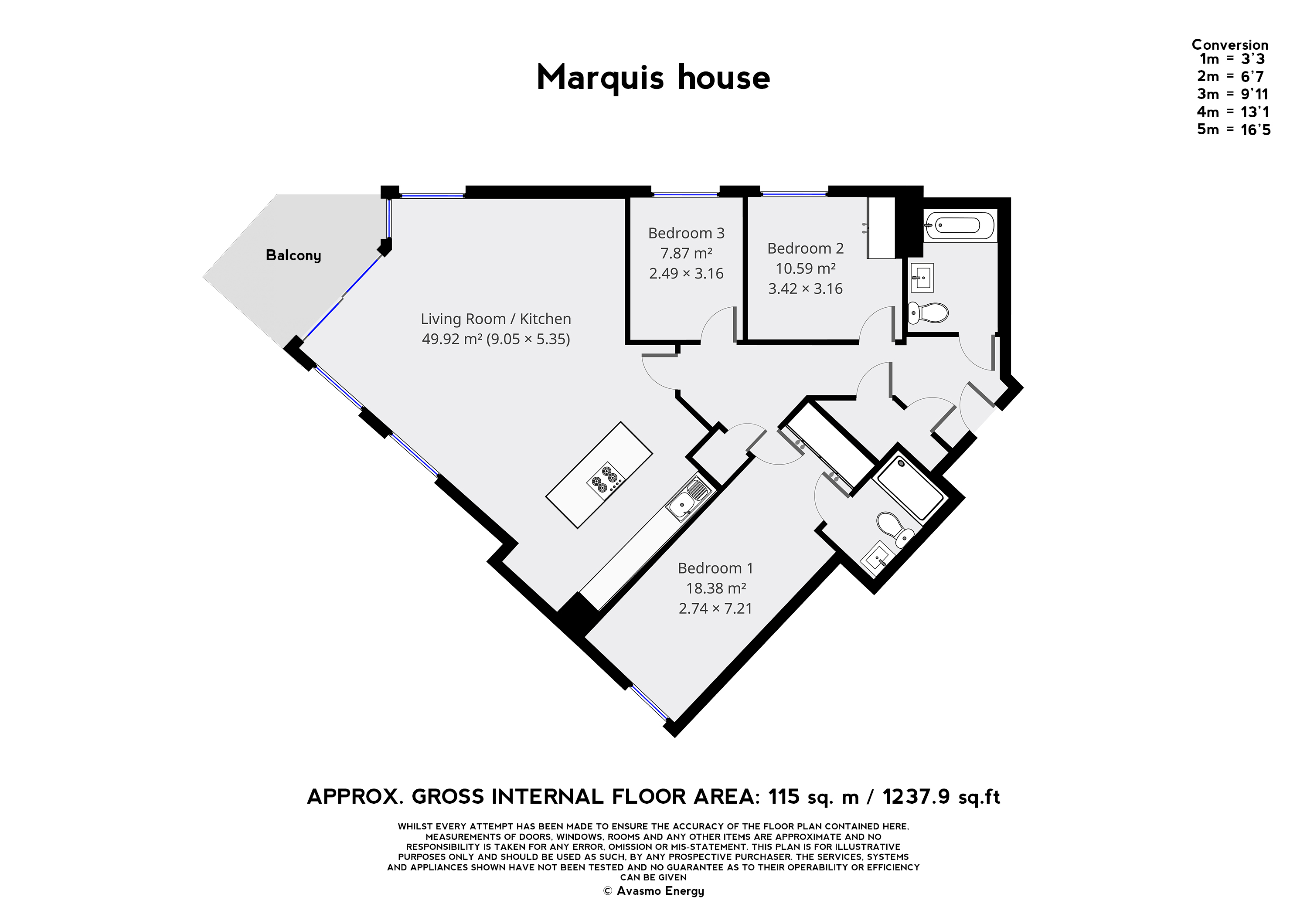 3 Bedrooms Flat to rent in Beadon Road, London W6