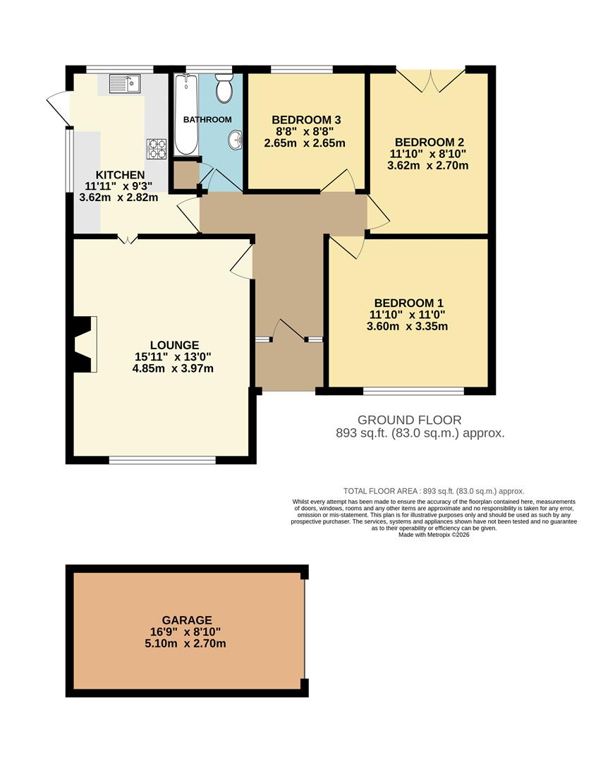 11, Follafield Park, Brixham floorplan
