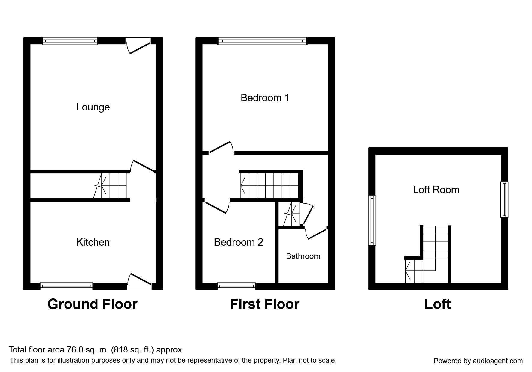 2 Bedrooms Terraced house for sale in St. Marys Road, Glossop SK13