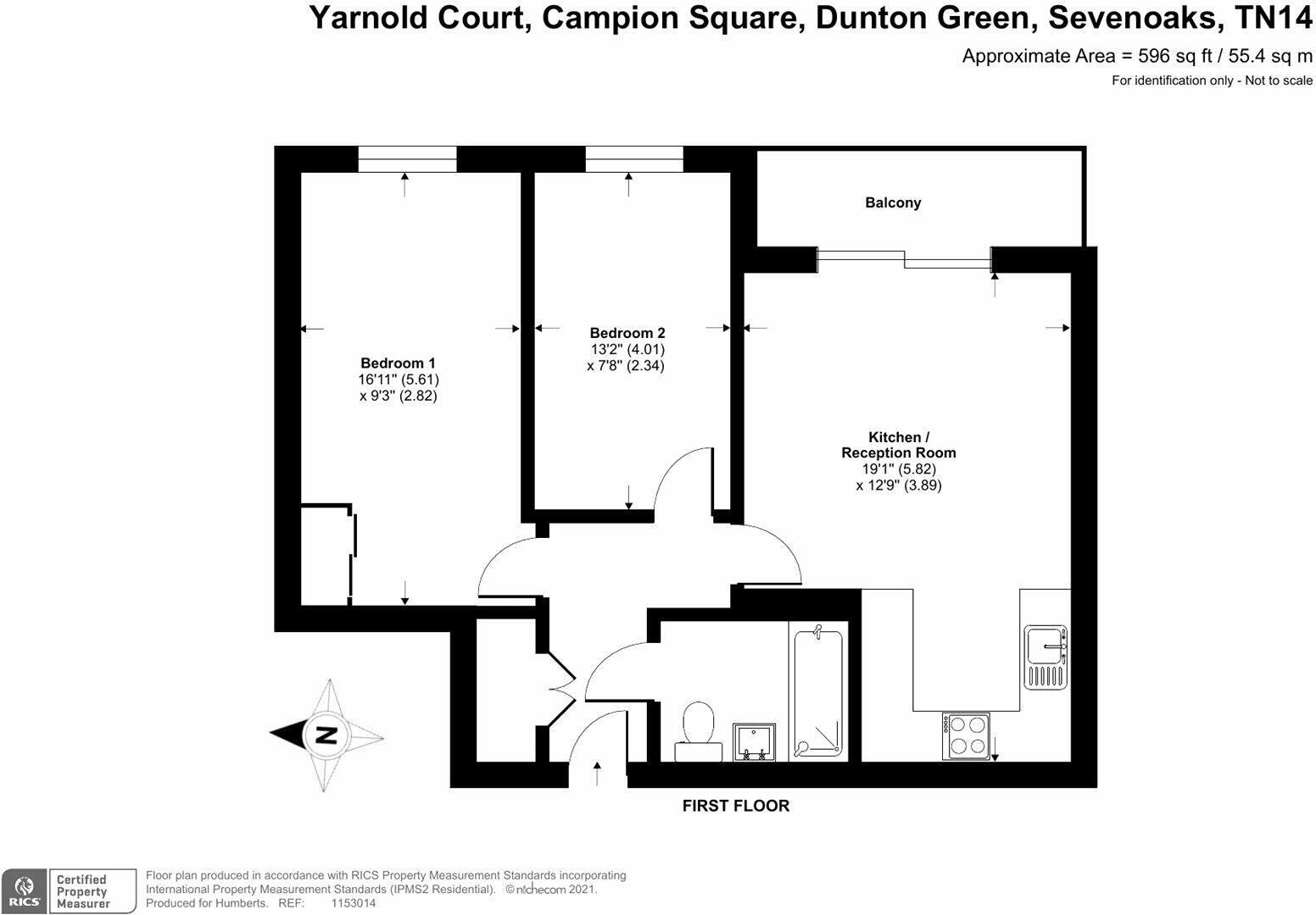 5 Yarnold Court, Campion Square, Dunton Green floorplan