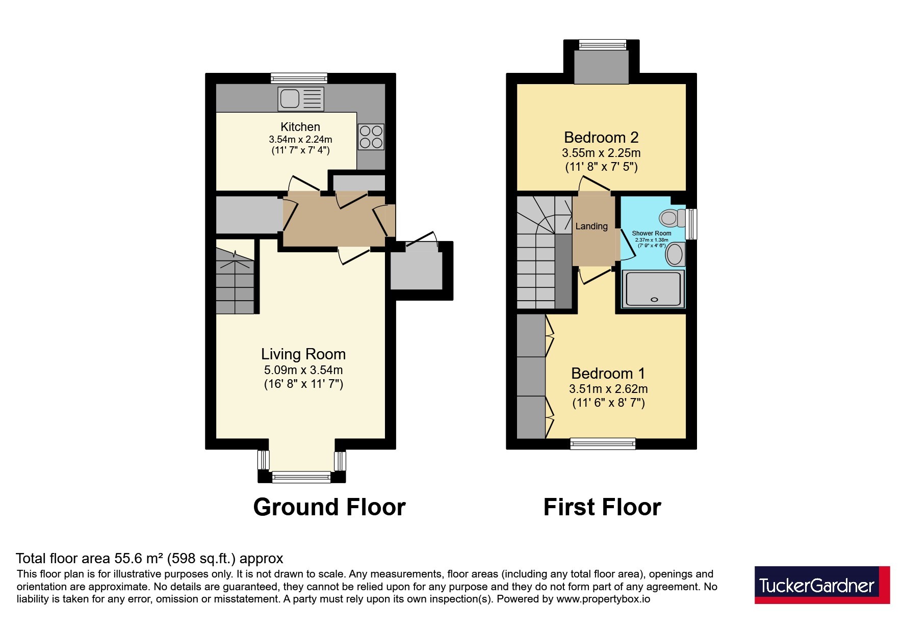 212, The Rowans, Cambridgeshire floorplan