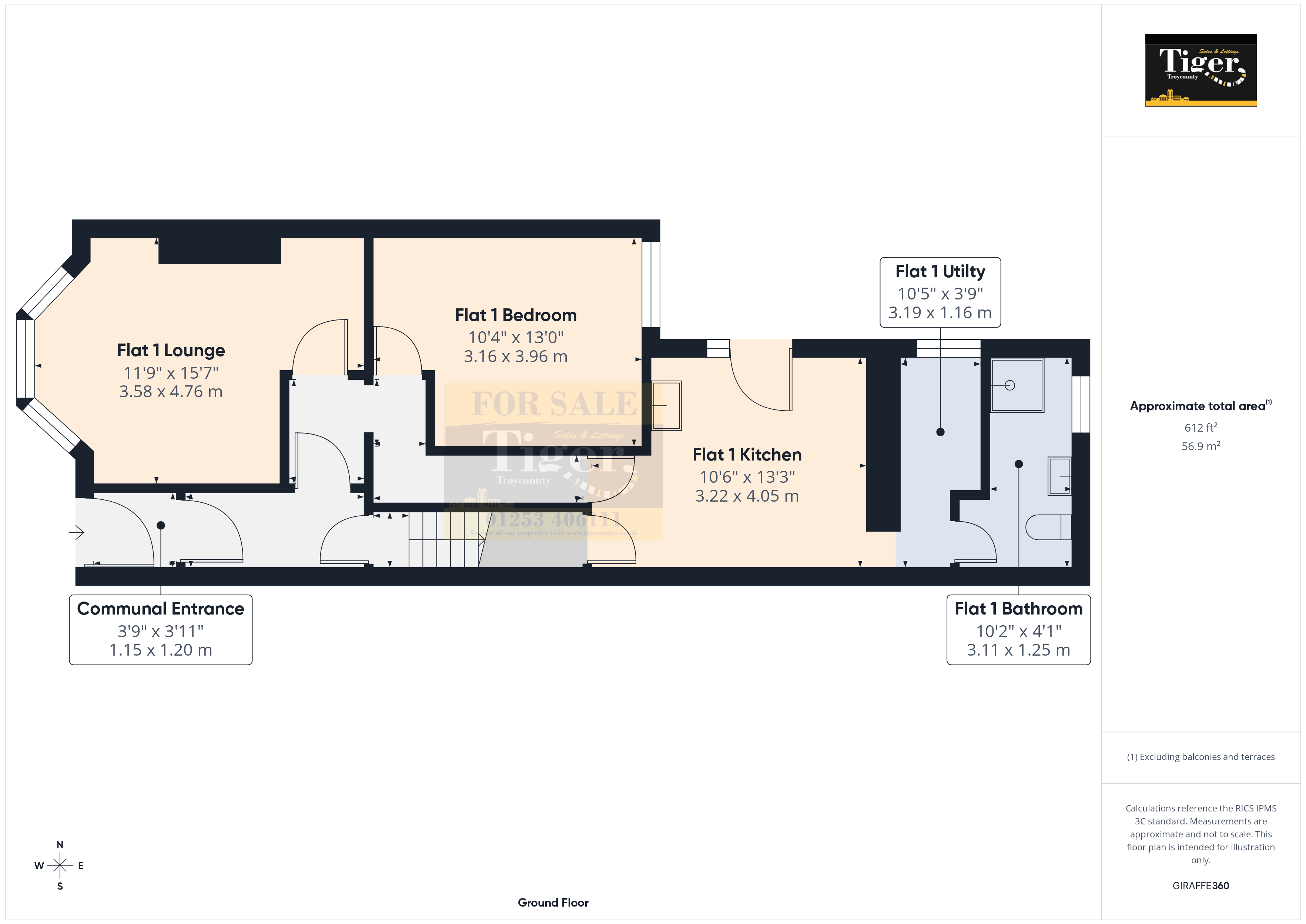 63, Warbreck Drive, Blackpool floorplan