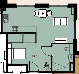 Abbey Row, Apartment 102, Devon Street, Liverpool floorplan