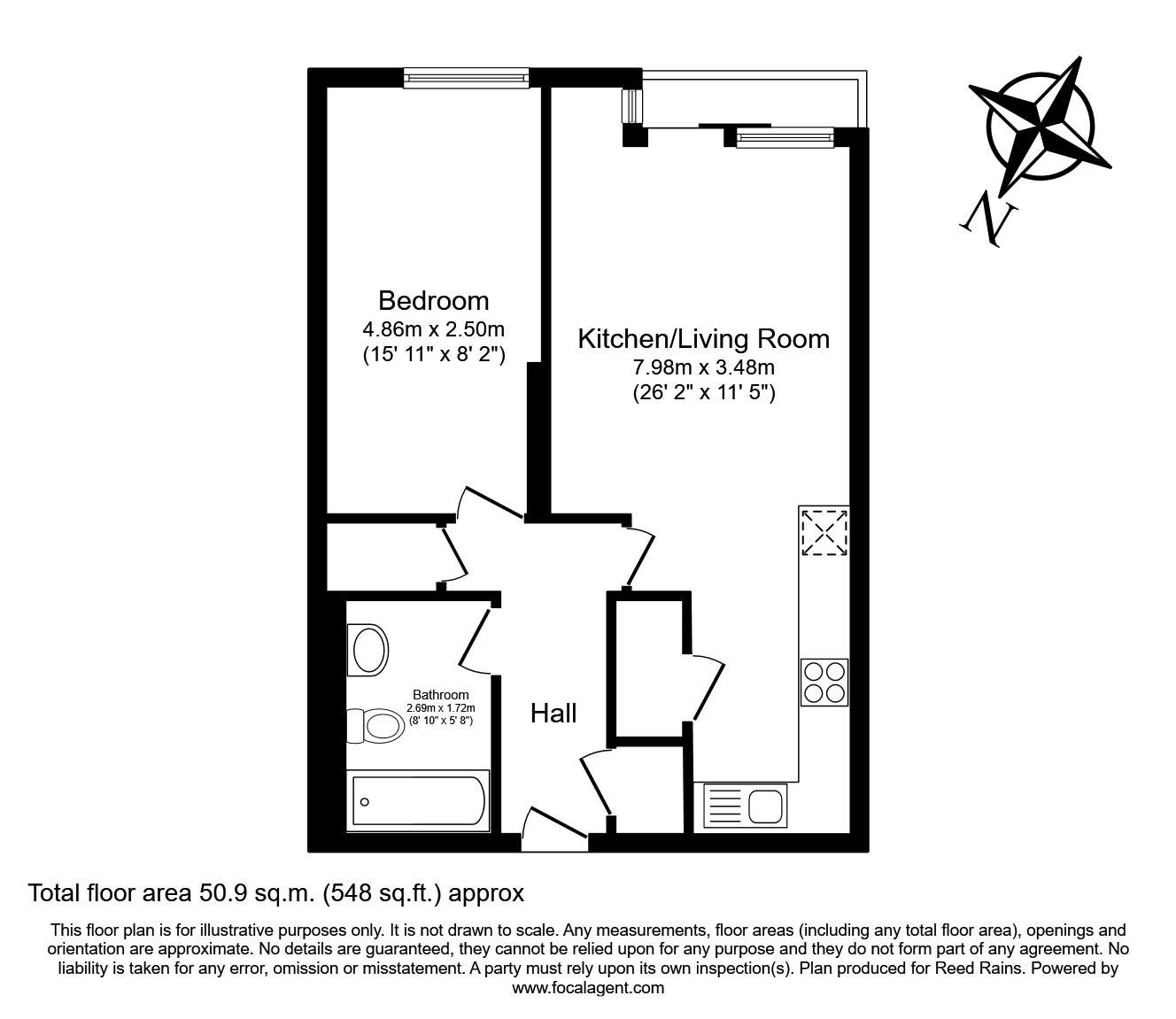 418 The Hacienda, 11-15, Whitworth Street West, Greater Manchester floorplan