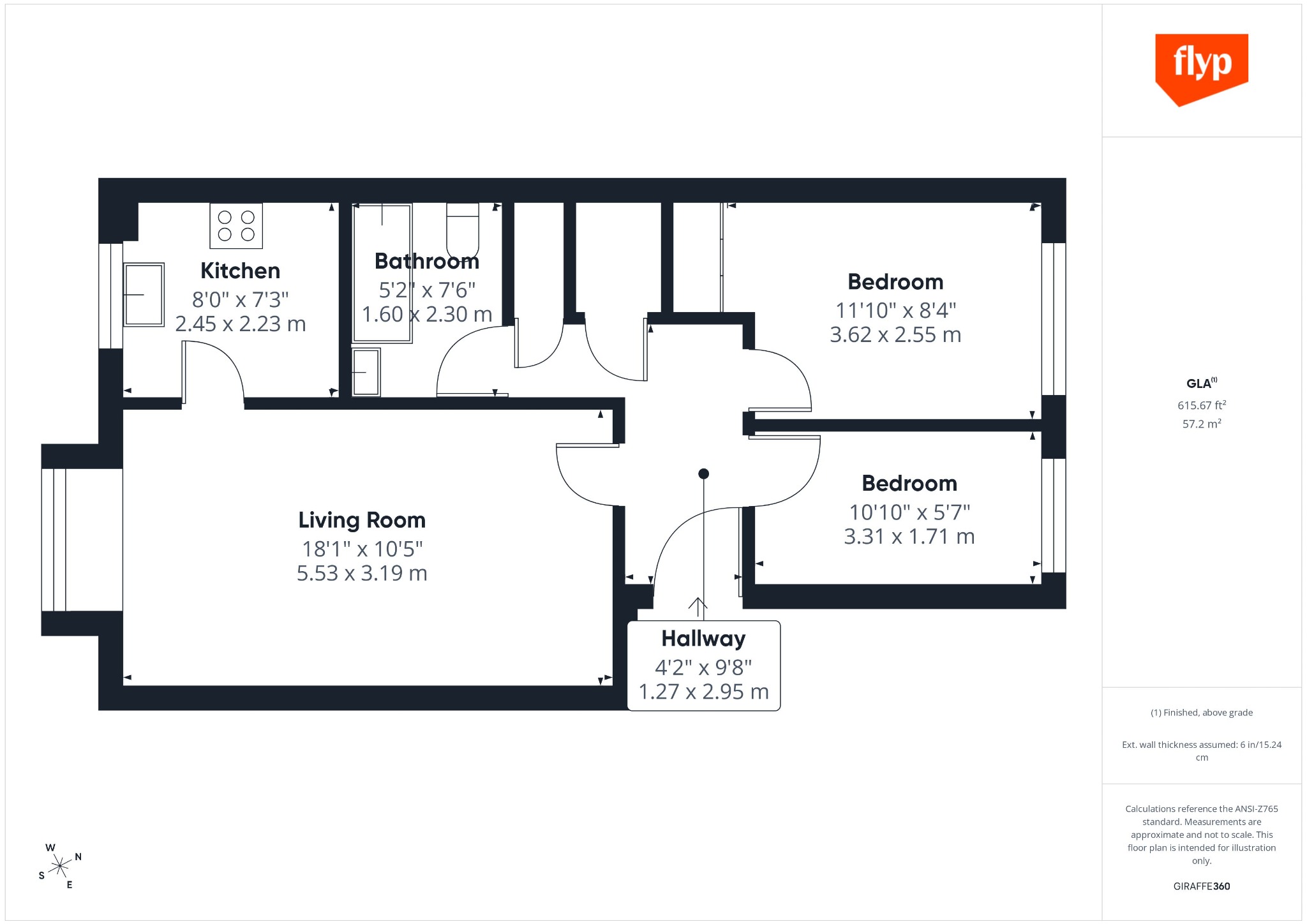 Flat 11, Tyndal Court, London floorplan