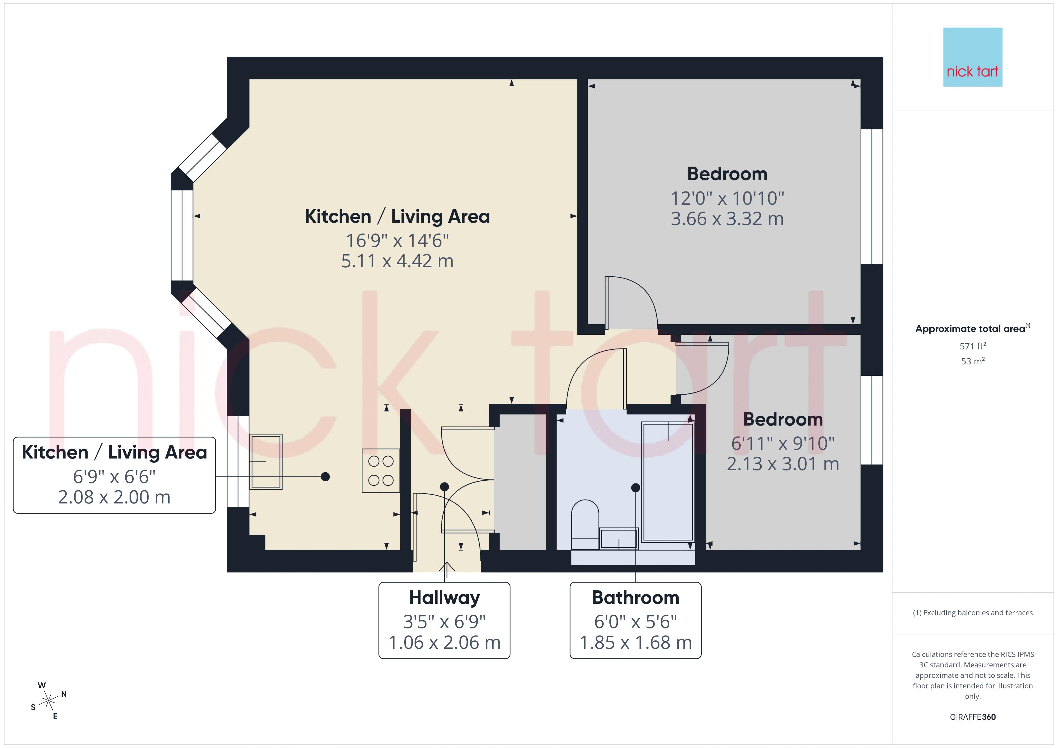 11 Balmoral Court, Captain Webb Drive, Telford floorplan