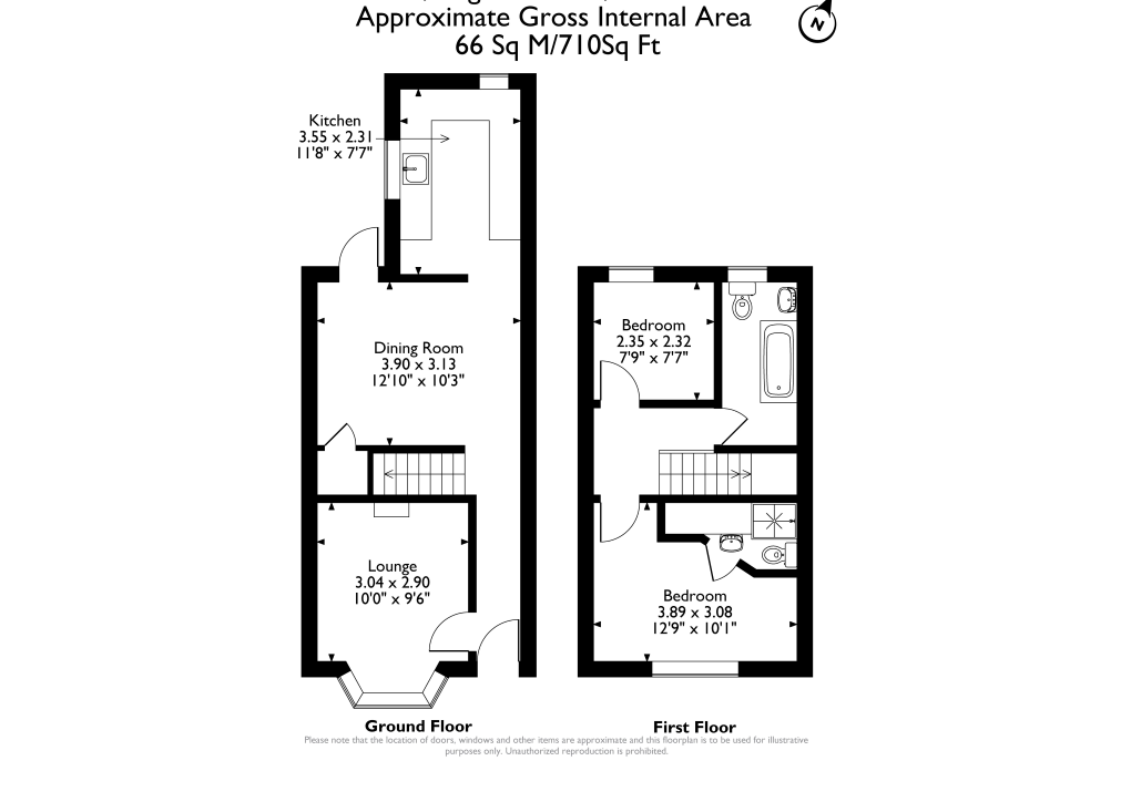 152, Reginald Road, Southsea floorplan