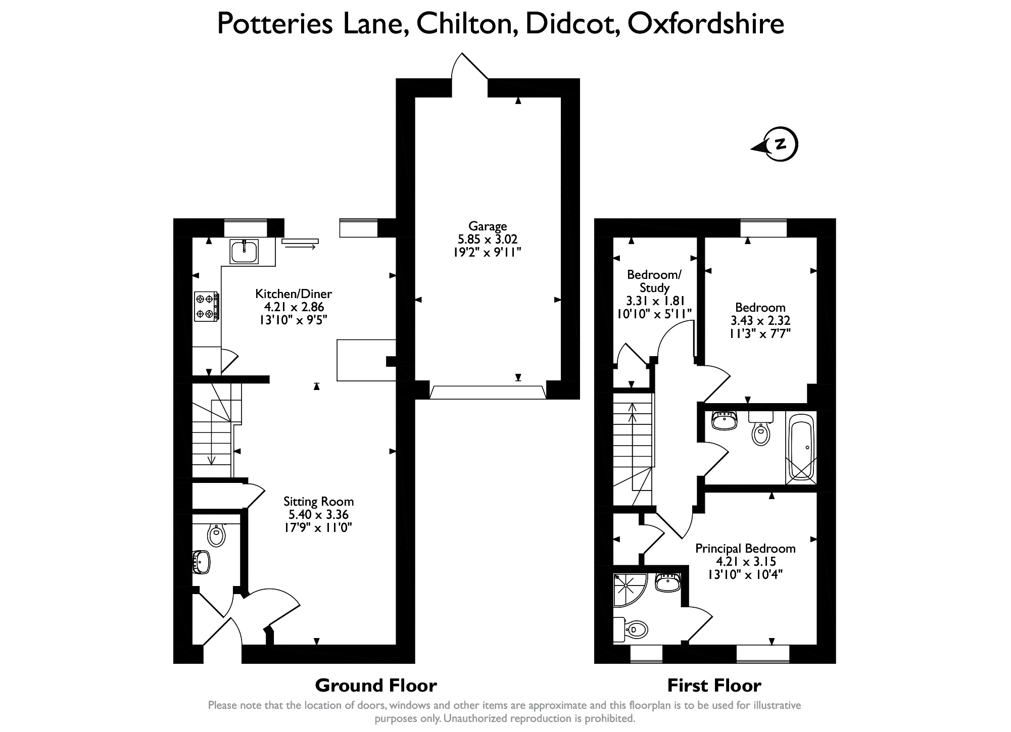 Potteries Lane, Chilton, Didcot OX11, 3 bedroom semidetached house for sale 65023800