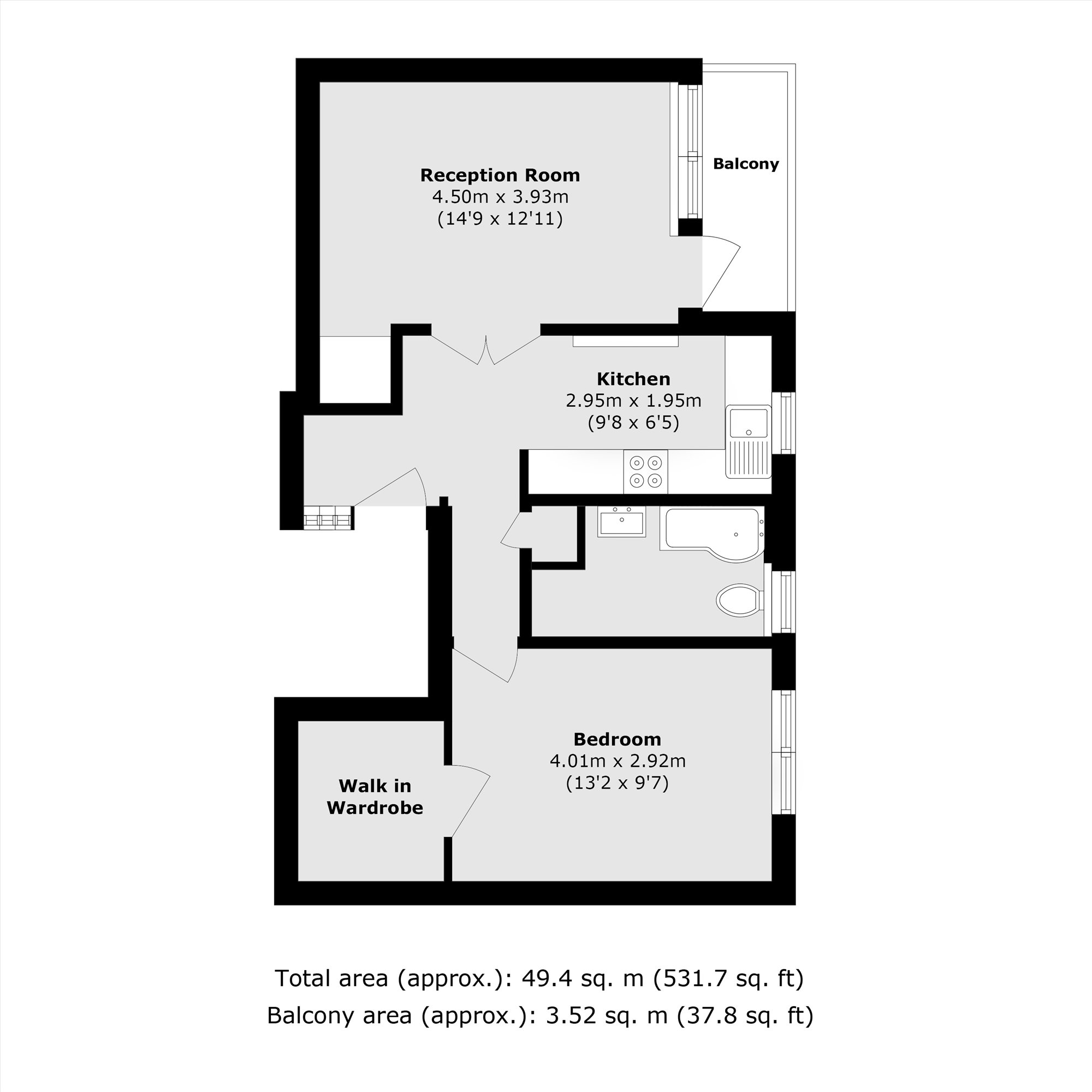 18, Ollgar Close, London floorplan