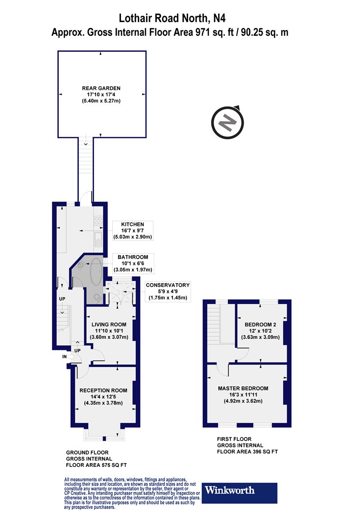 77, Lothair Road, London floorplan