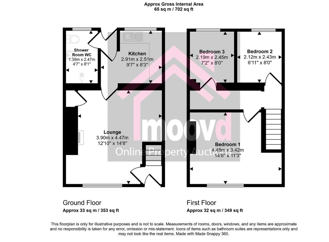 43, West Street, Grange Villa floorplan