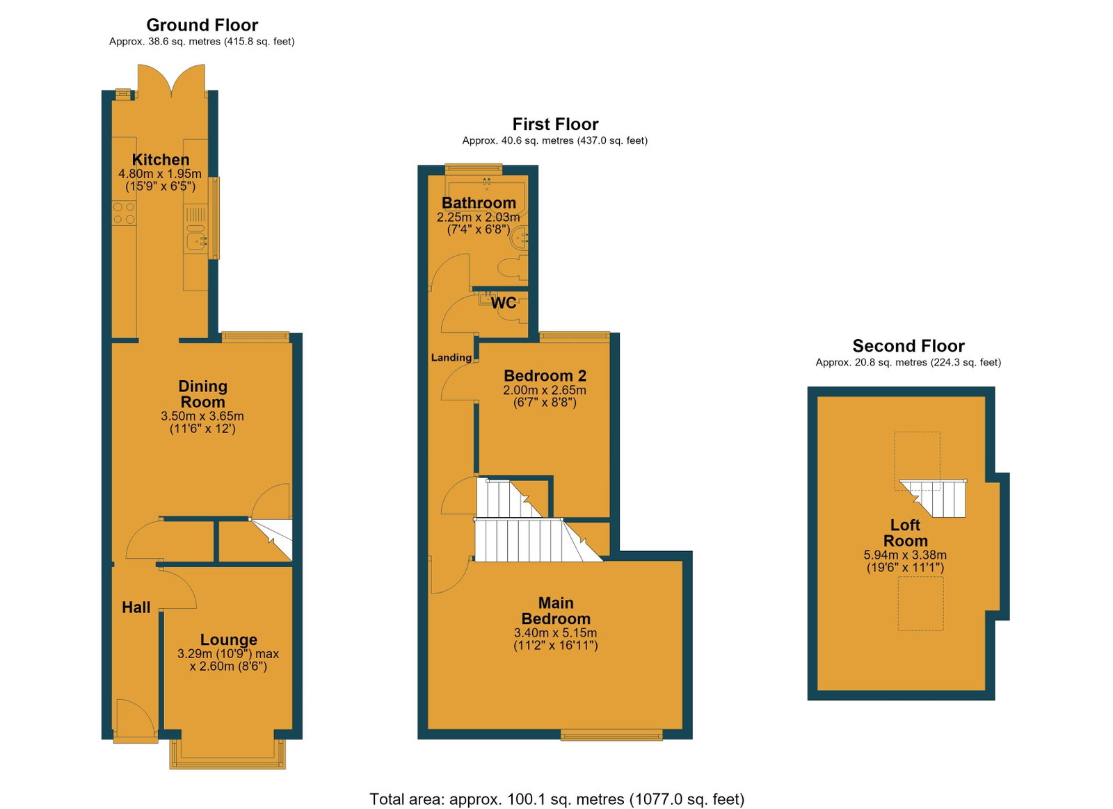 69, Manvers Road, Nottingham floorplan