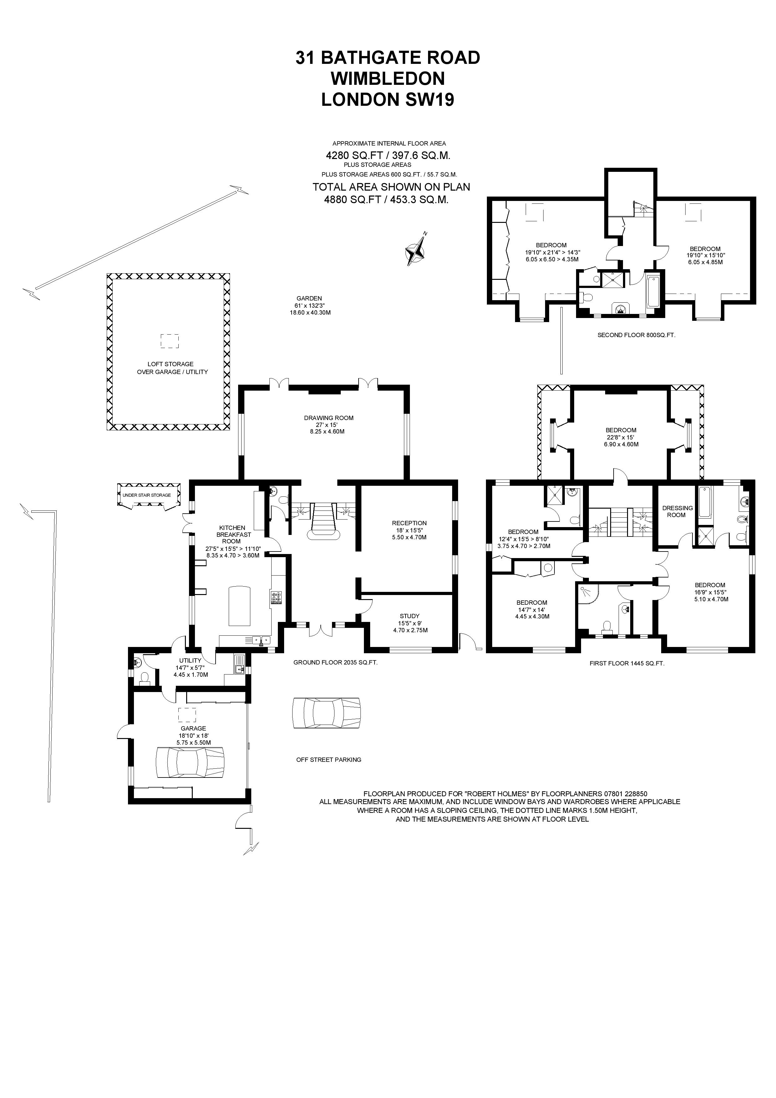 Bathgate Road, Wimbledon Village SW19, 6 bedroom detached house for